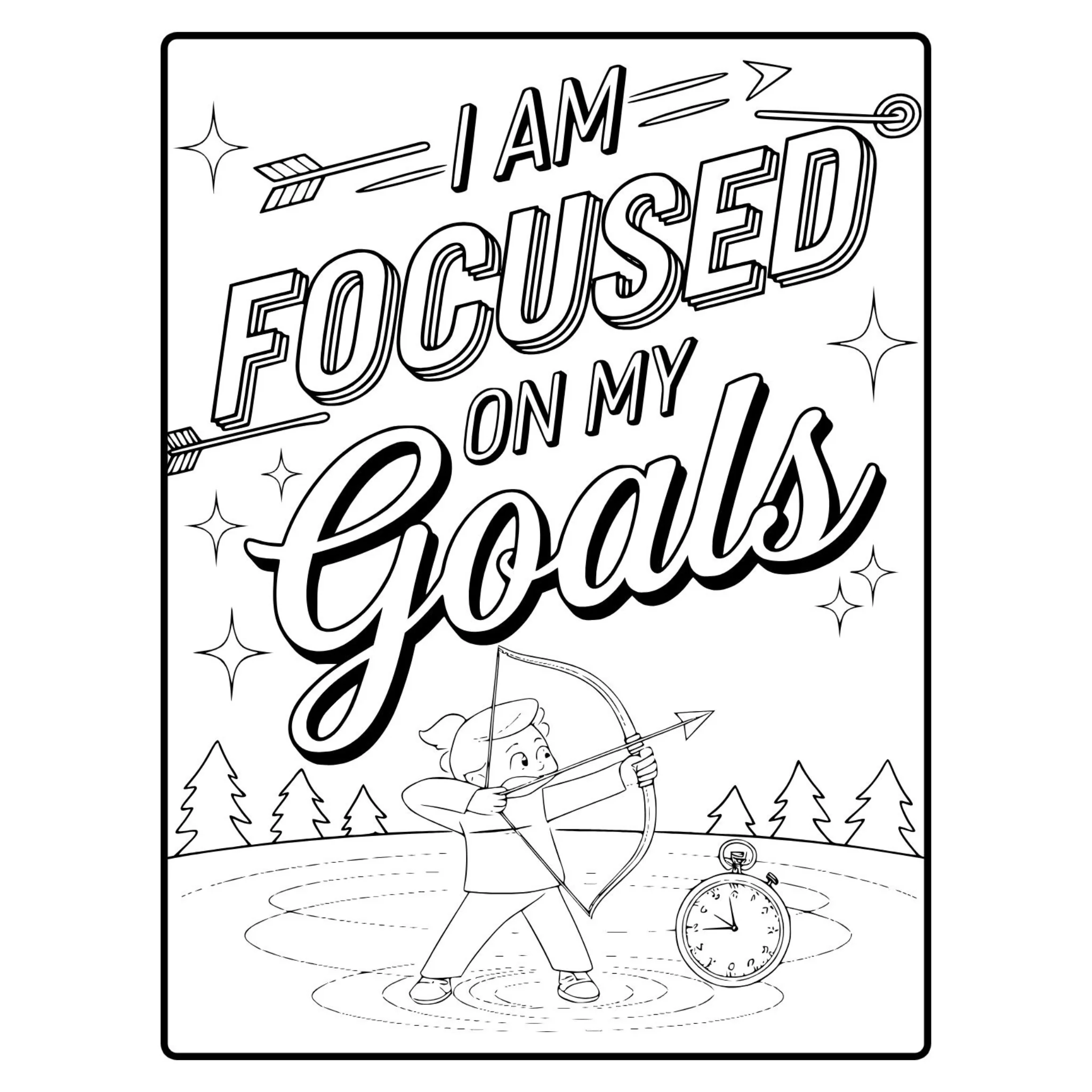 Positive Affirmation Coloring Pages 0551 - Image 4
