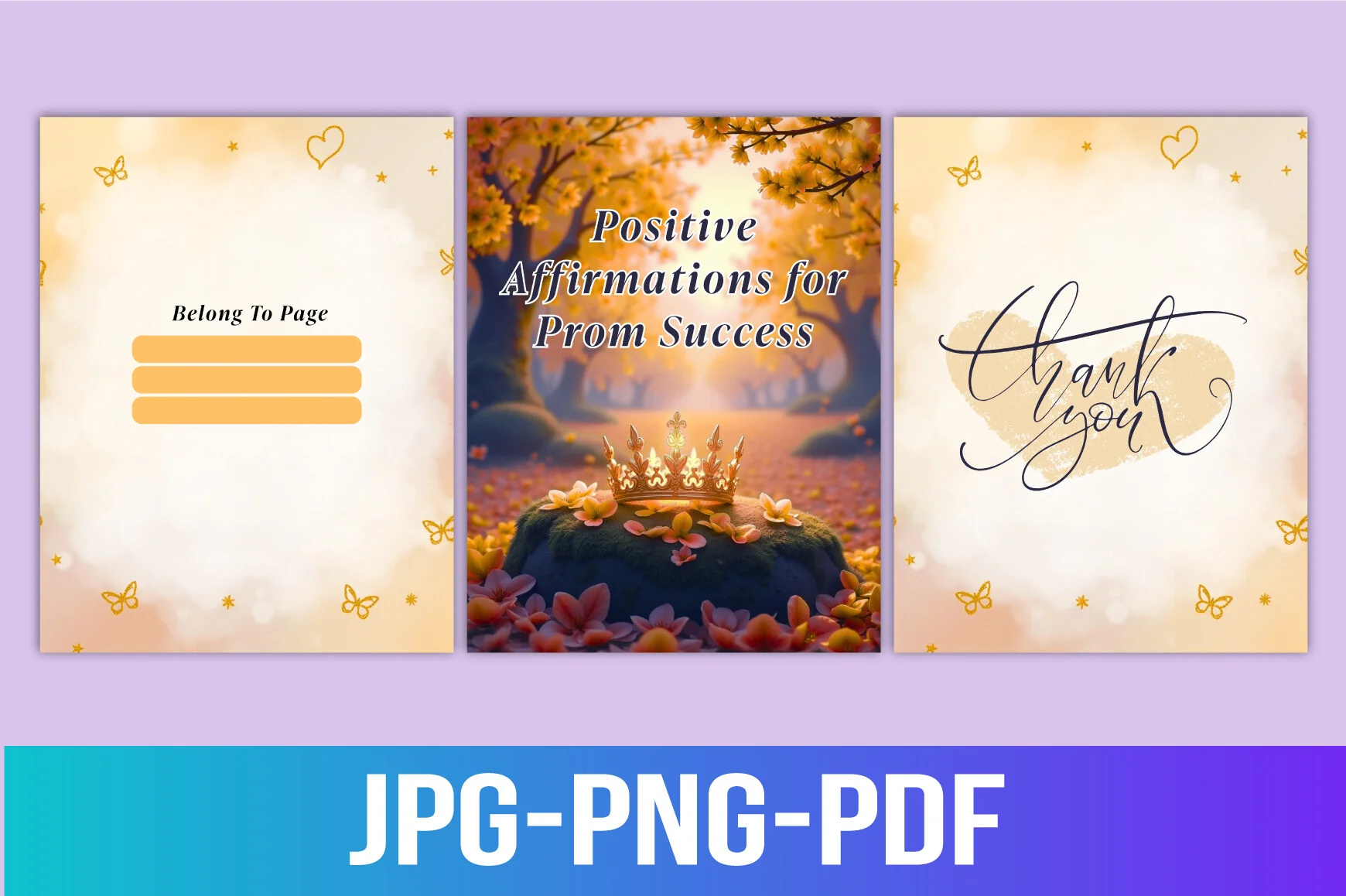 Positive Affirmations for Prom Success Planner - Image 5