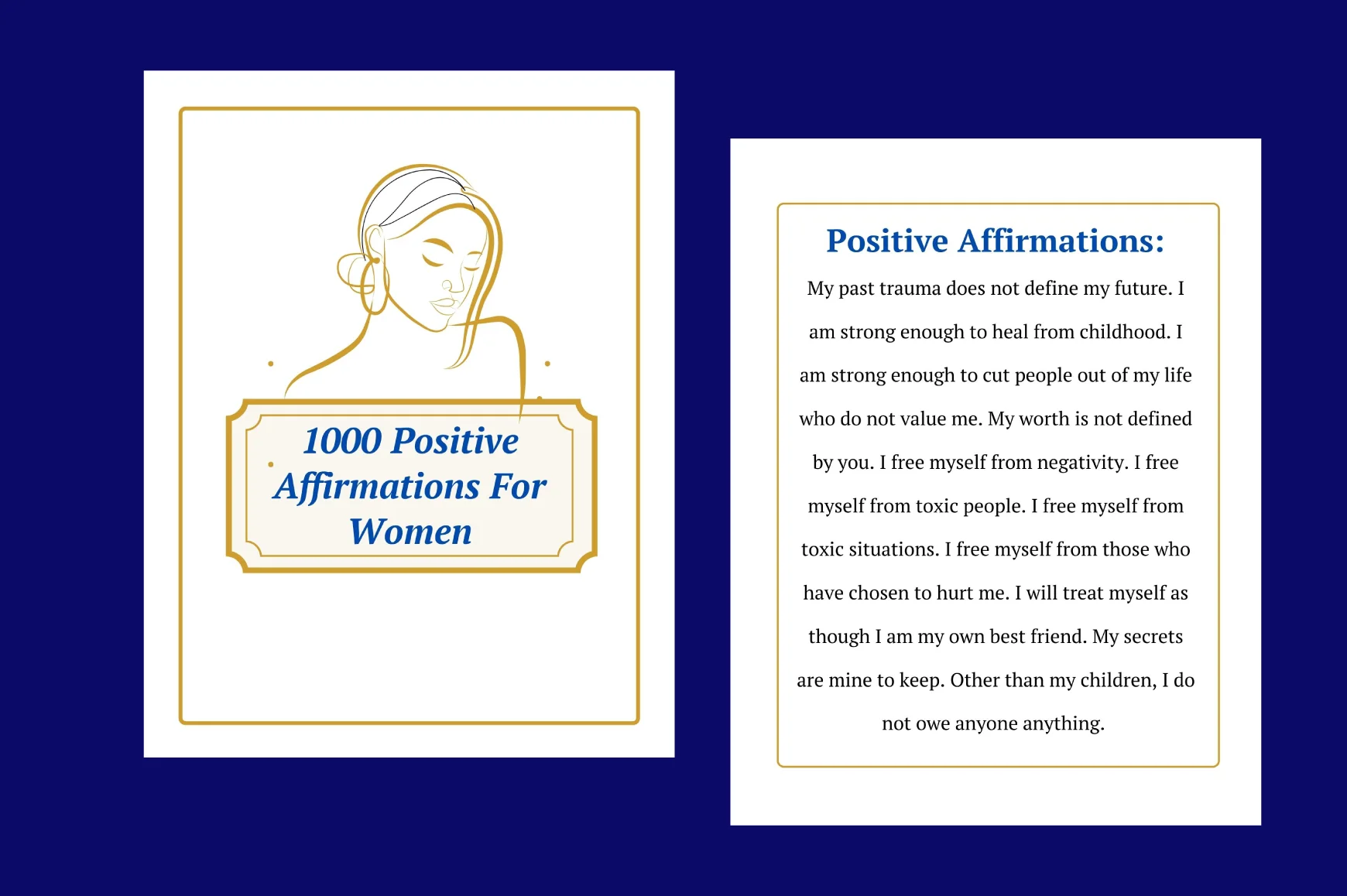 Positive Affirmations Planner for Women - Image 2
