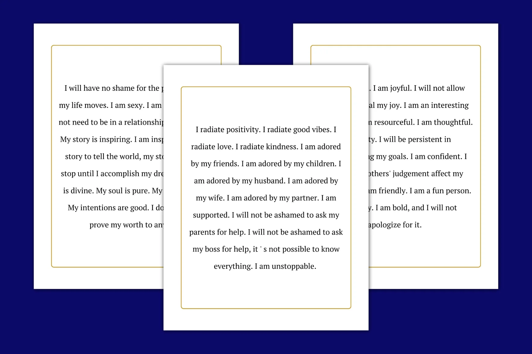 Positive Affirmations Planner for Women - Image 3