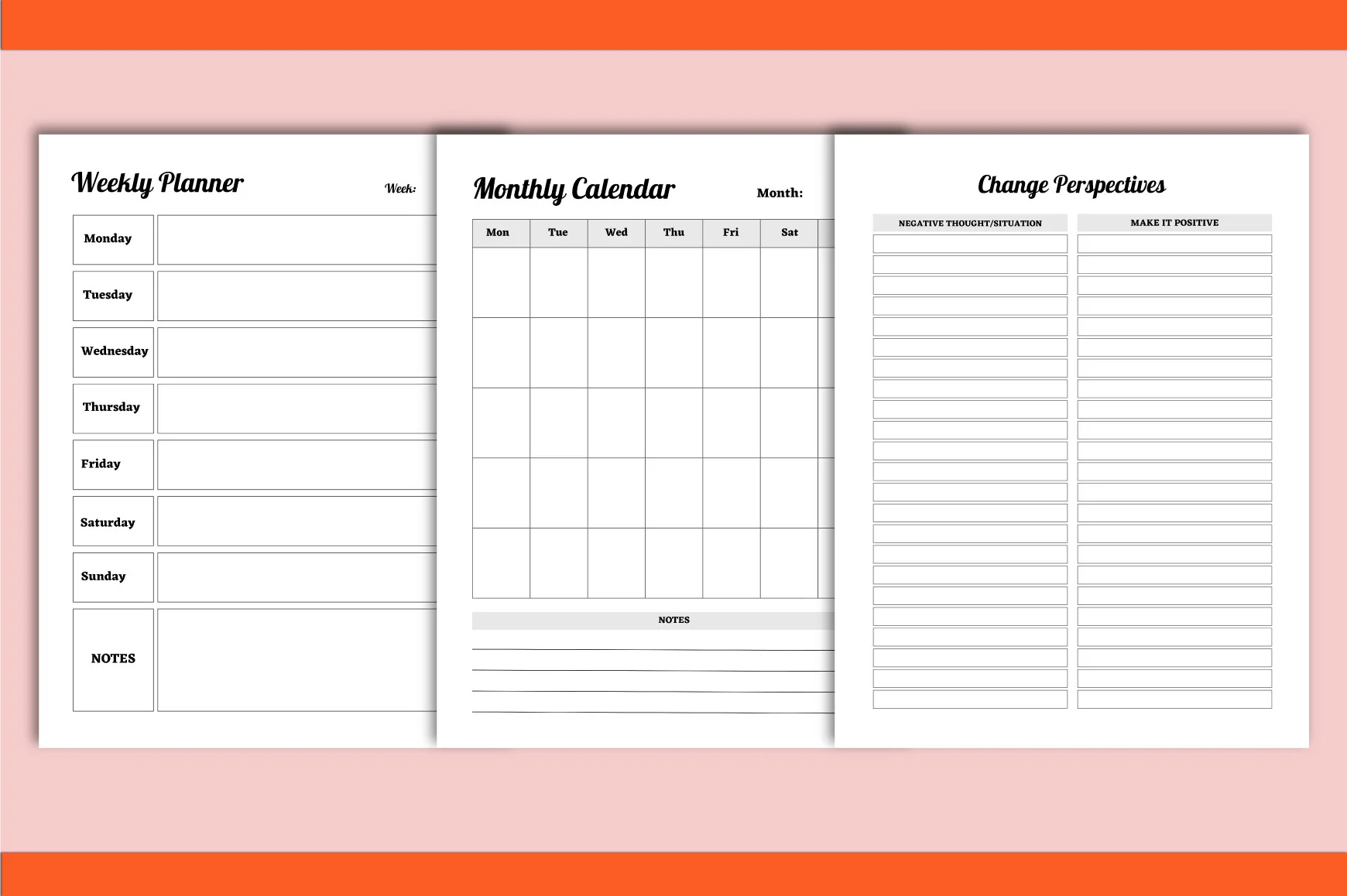 Positive Mindset Planner - Image 3