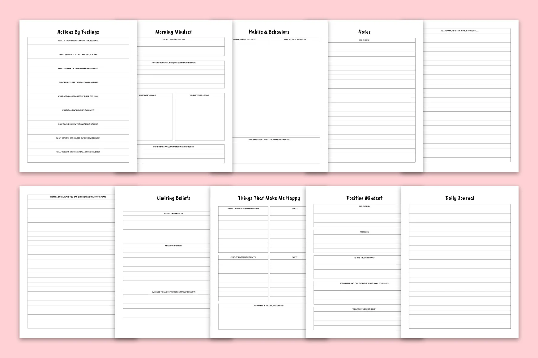 Positive Mindset Planner - Image 2
