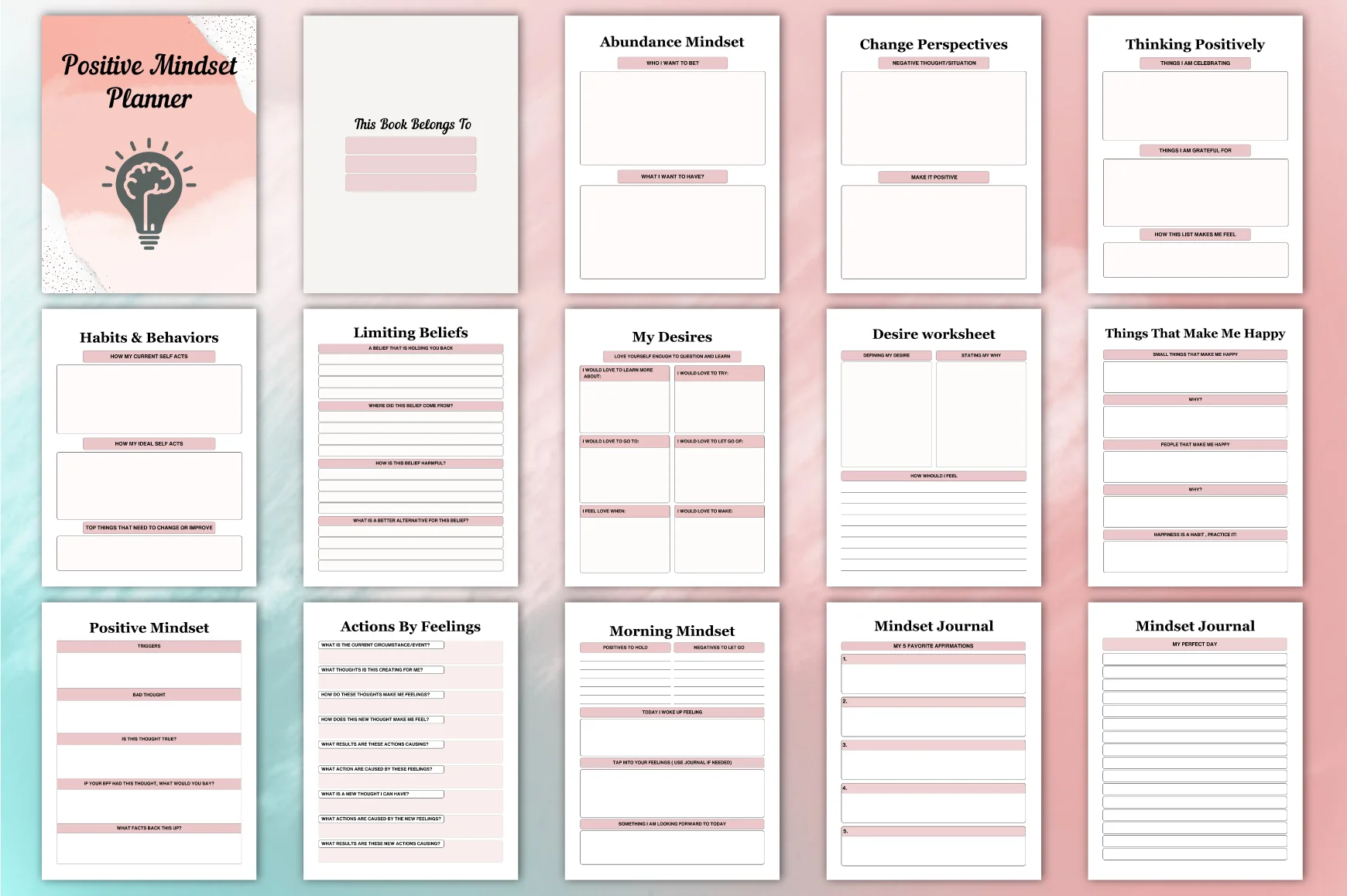 Positive Mindset Planner - Image 2