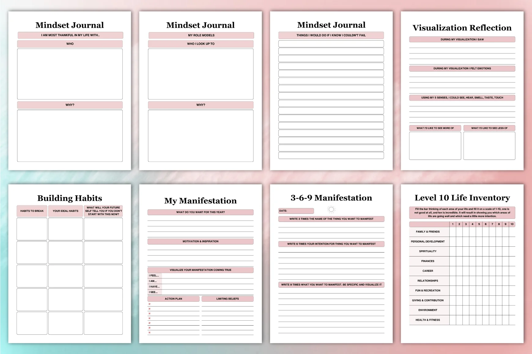 Positive Mindset Planner - Image 3