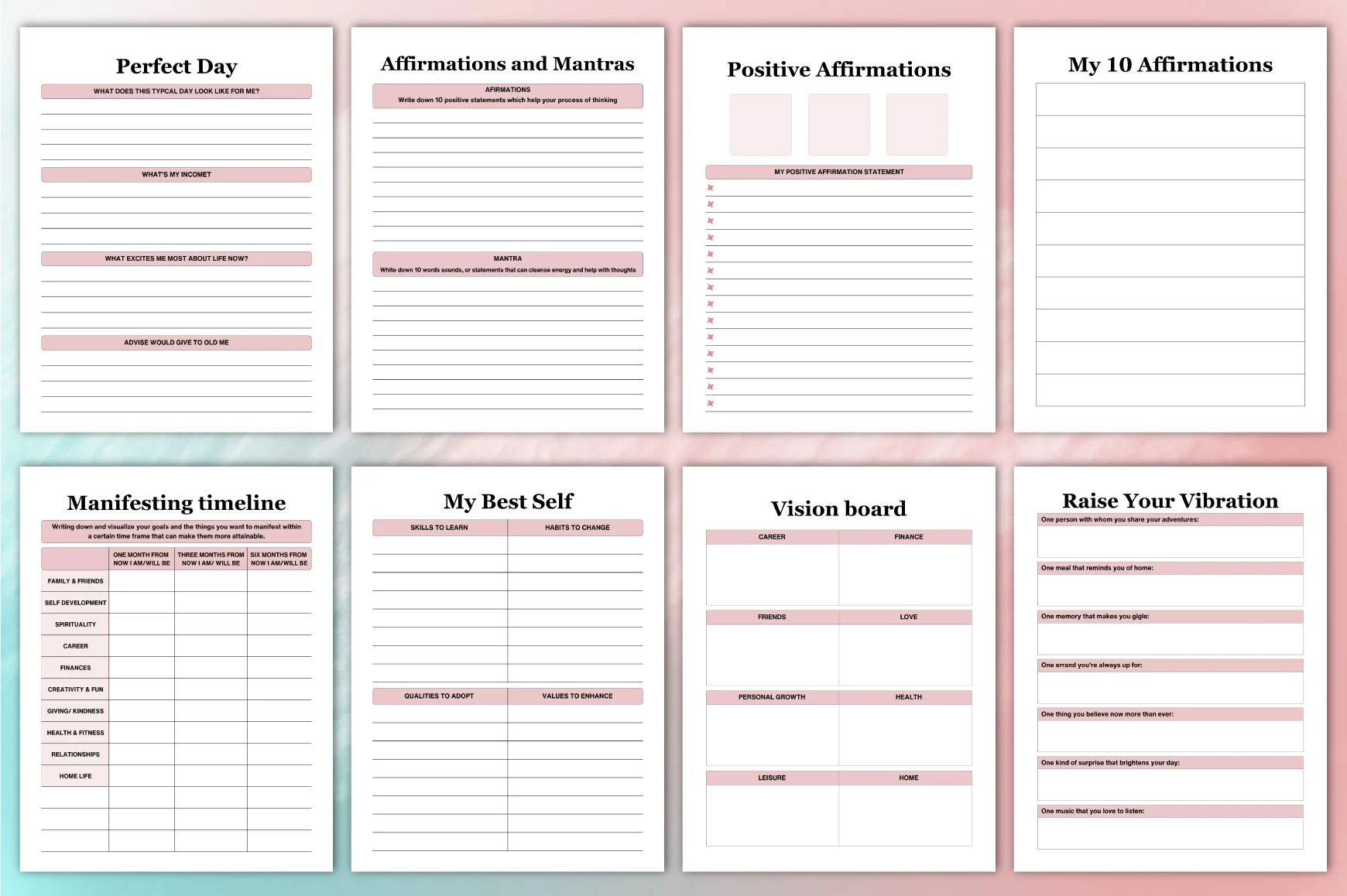 Positive Mindset Planner - Image 4