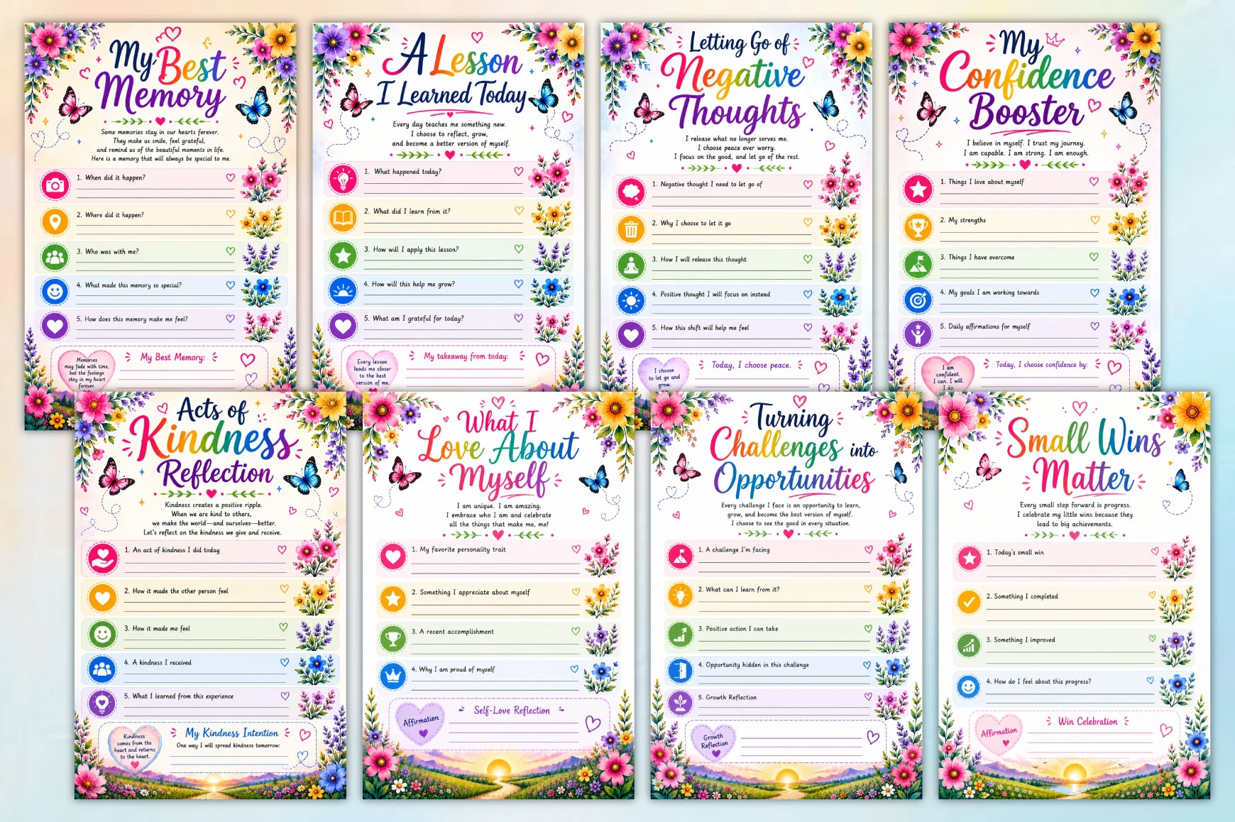 Positive Mindset Reflection Journal - Image 2