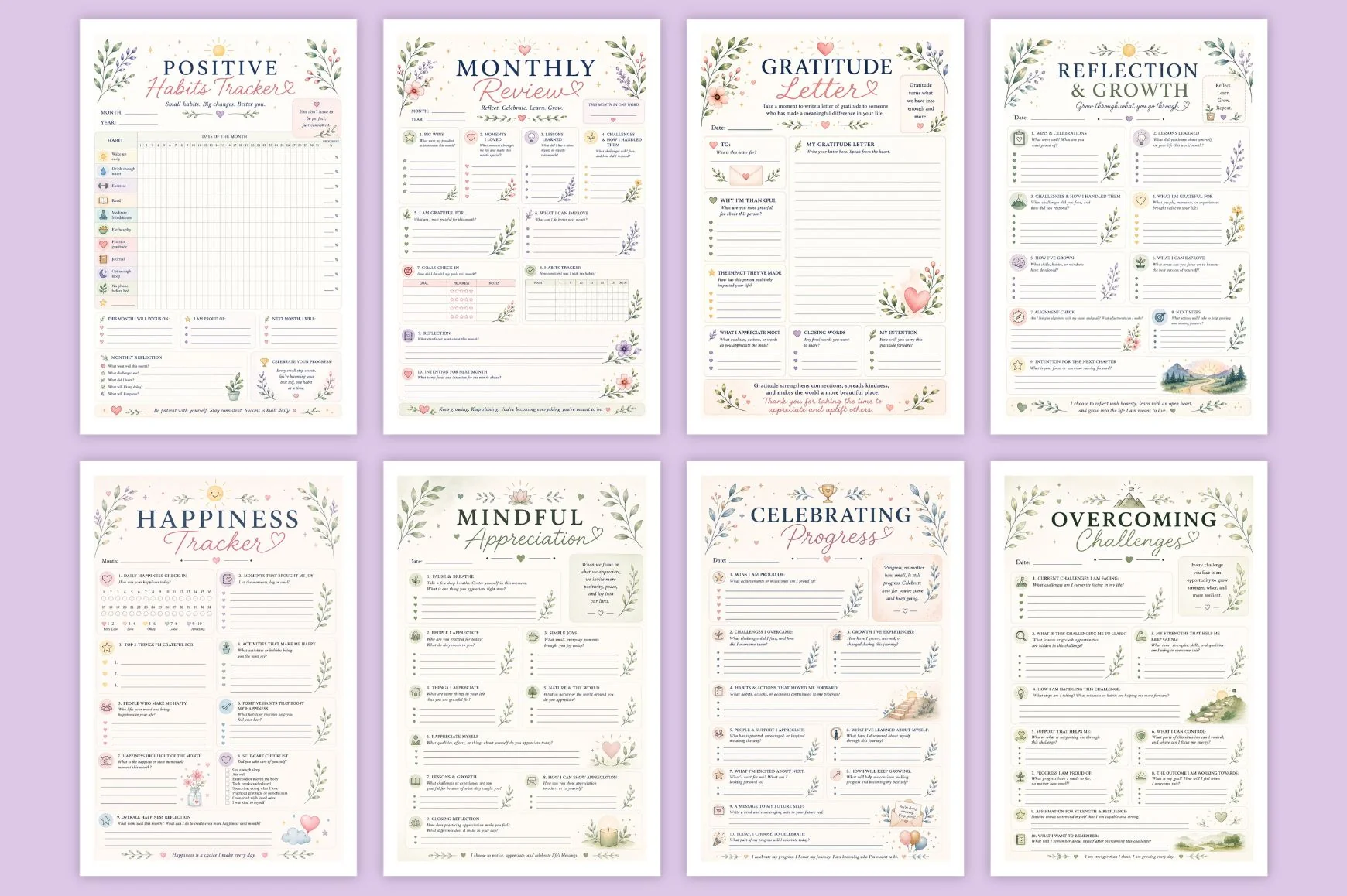 Positive Thoughts Gratitude Journal - Image 4