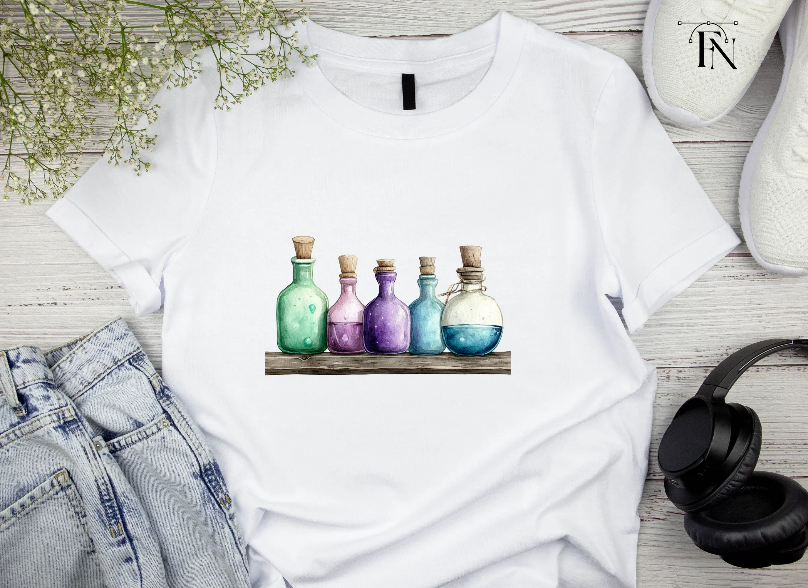 Potion Bottles Clipart Bundle - Image 5