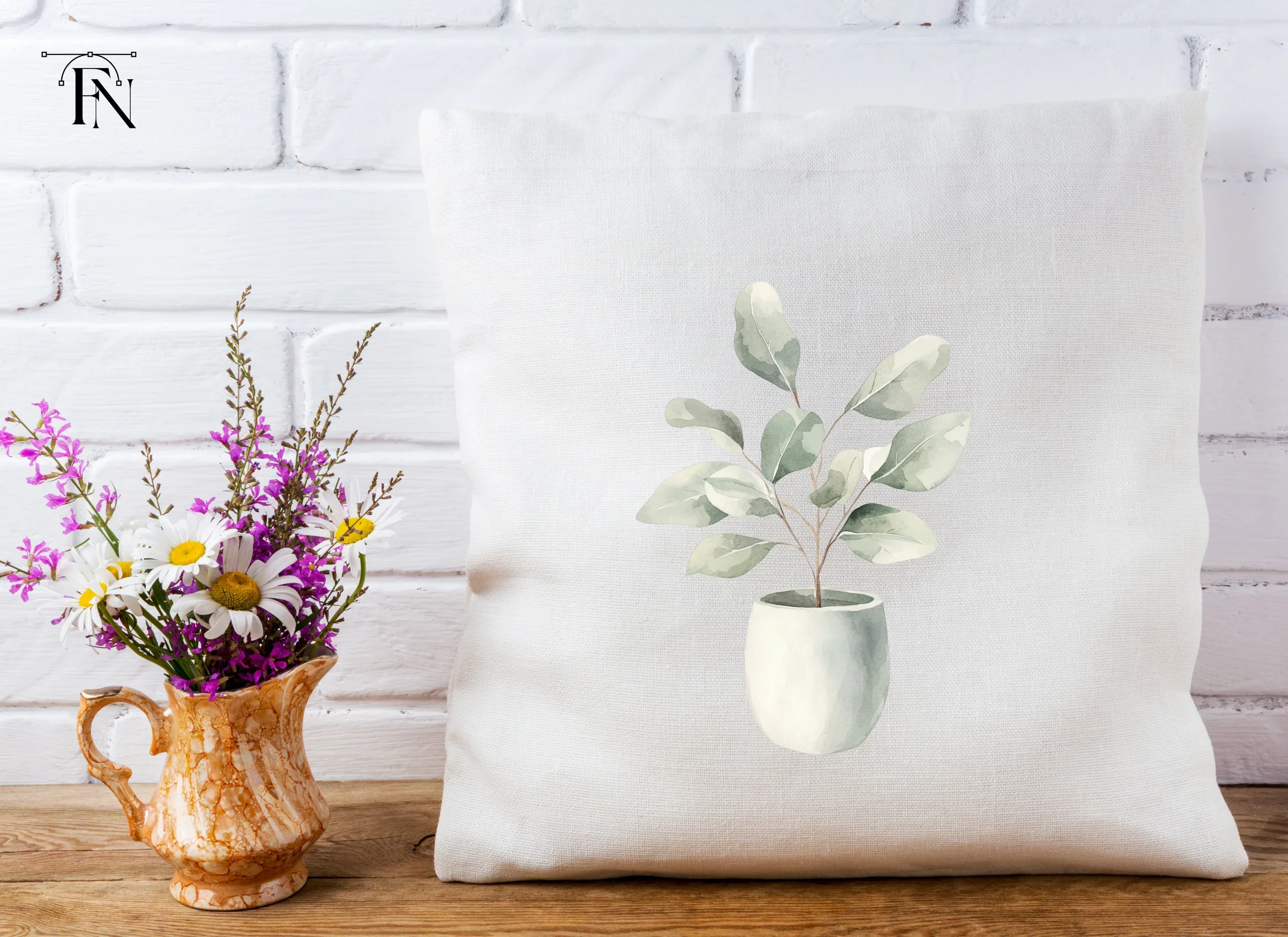 Potted Plant Clipart Bundle - Image 5