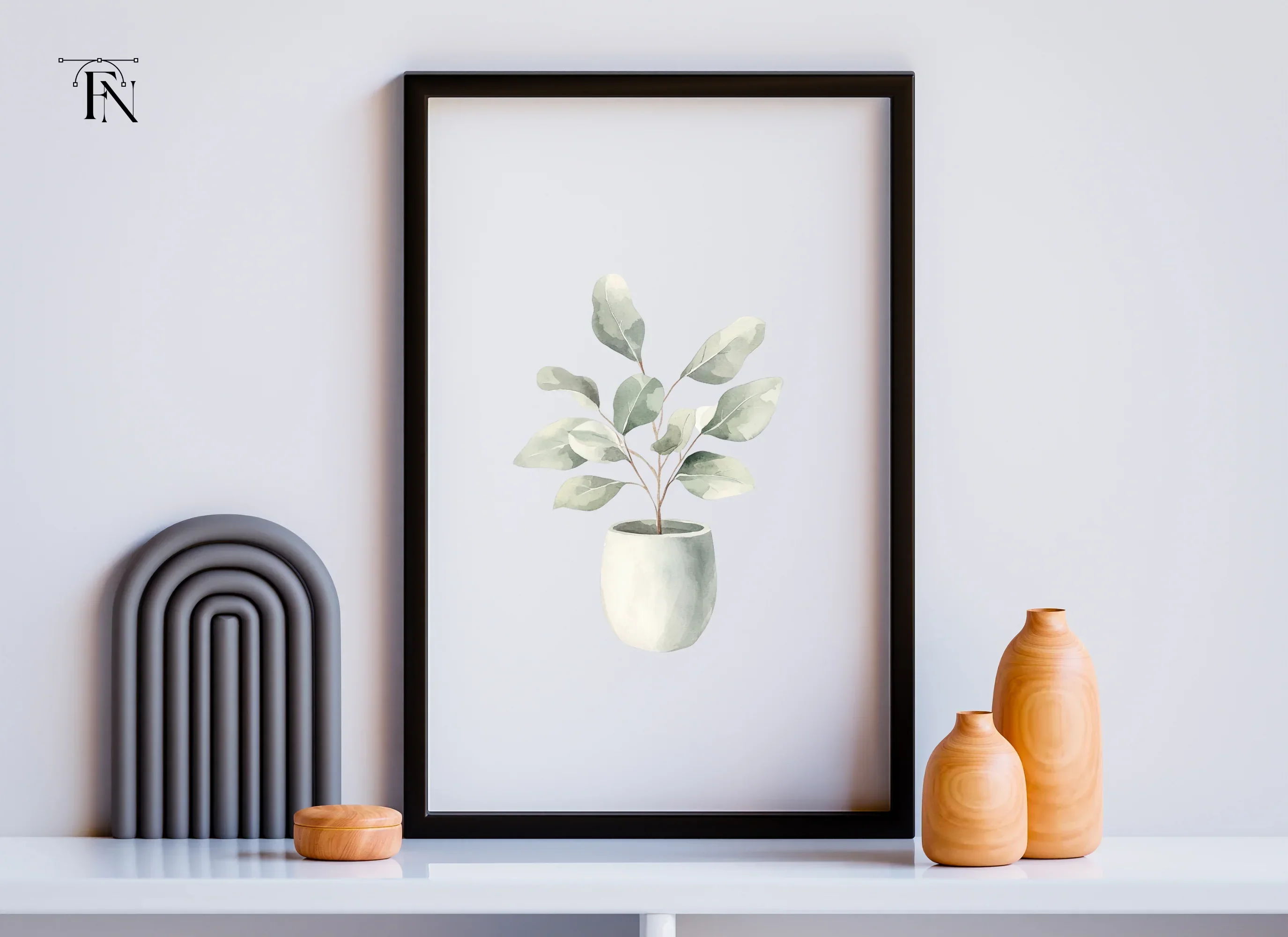 Potted Plant Clipart Bundle - Image 6