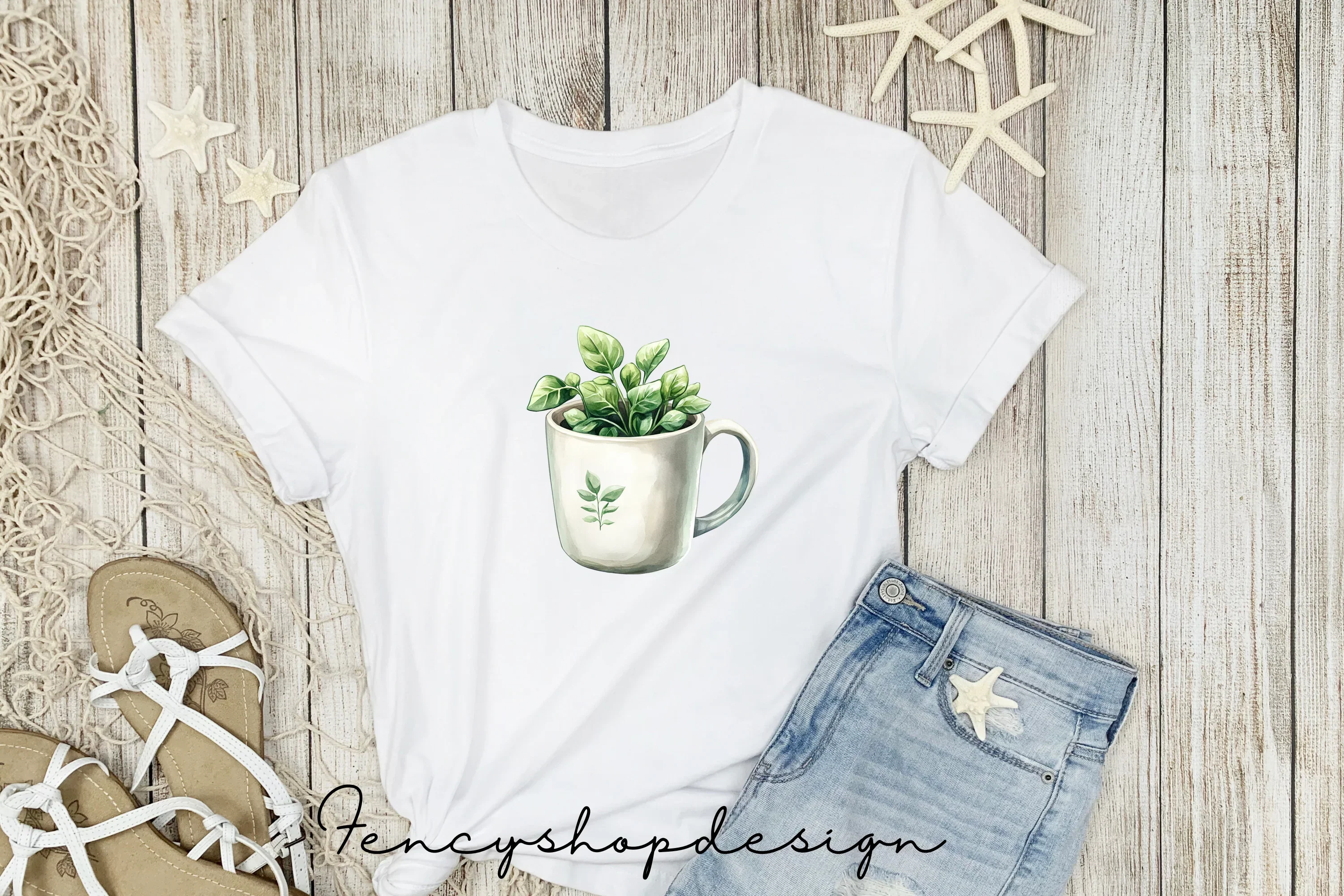 Potted Plants Clipart Bundle - Image 5