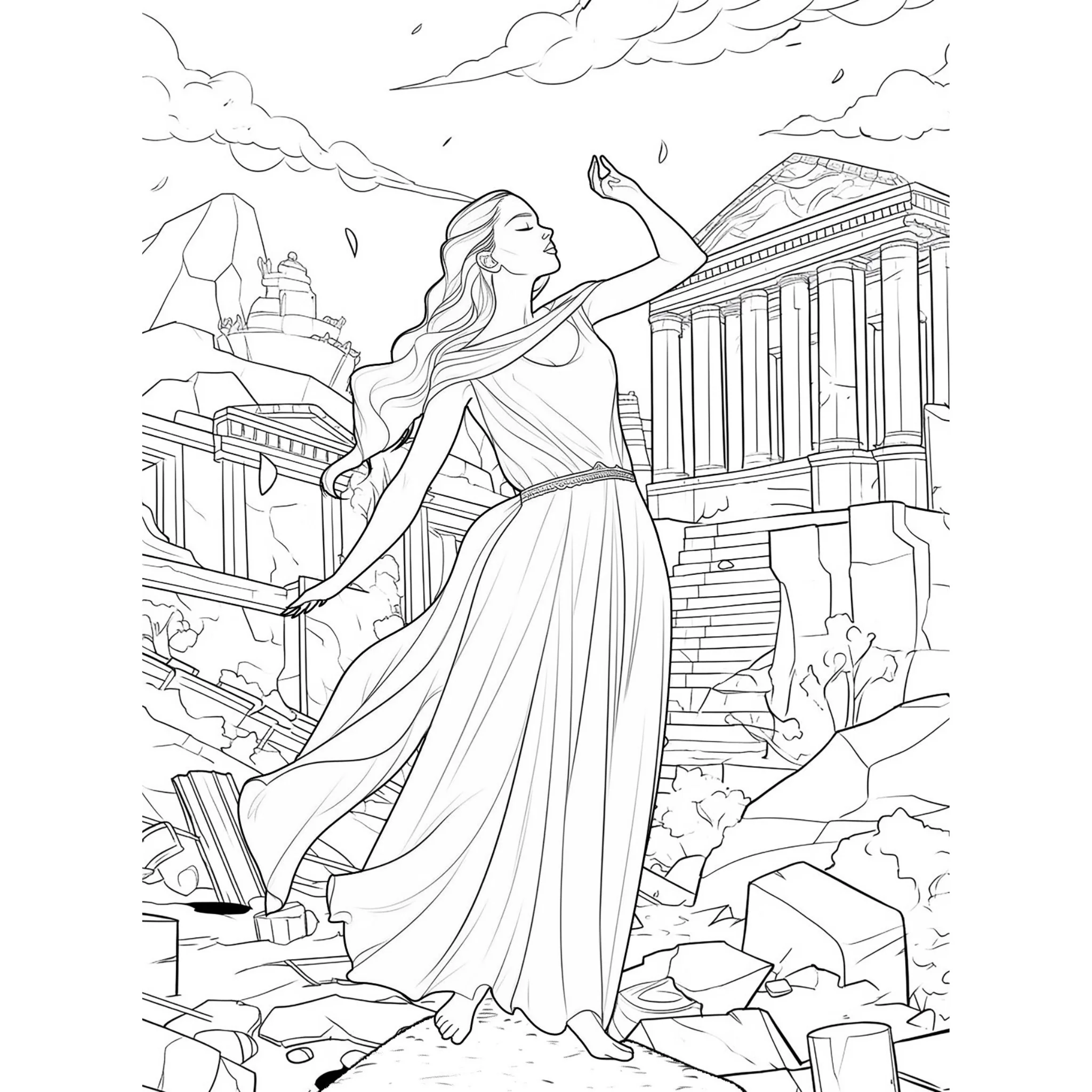 Princess Coloring Book 0441 - Image 4