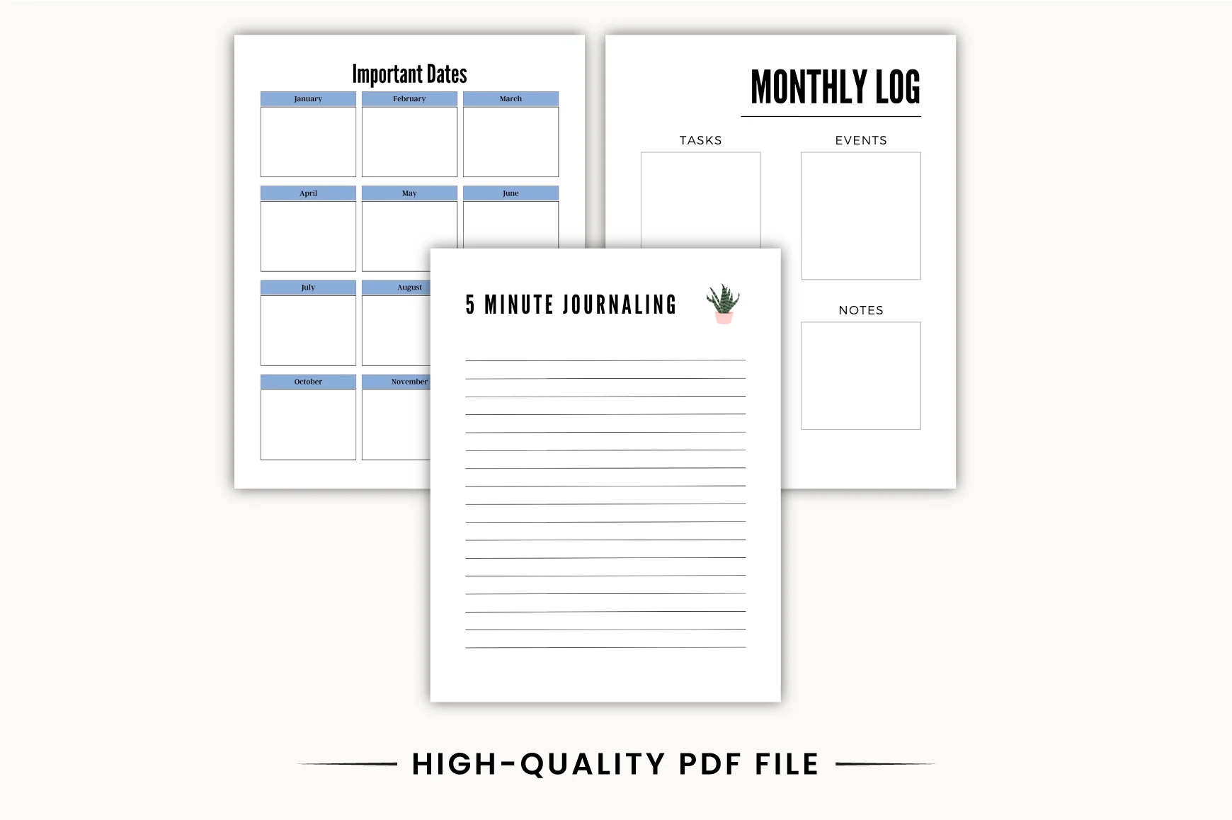 Productivity Bullet Journal - Image 2