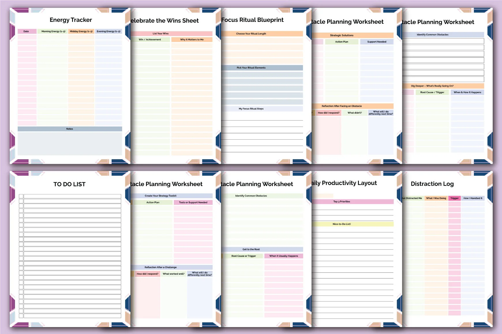 Productivity Playbook Planner - Image 3