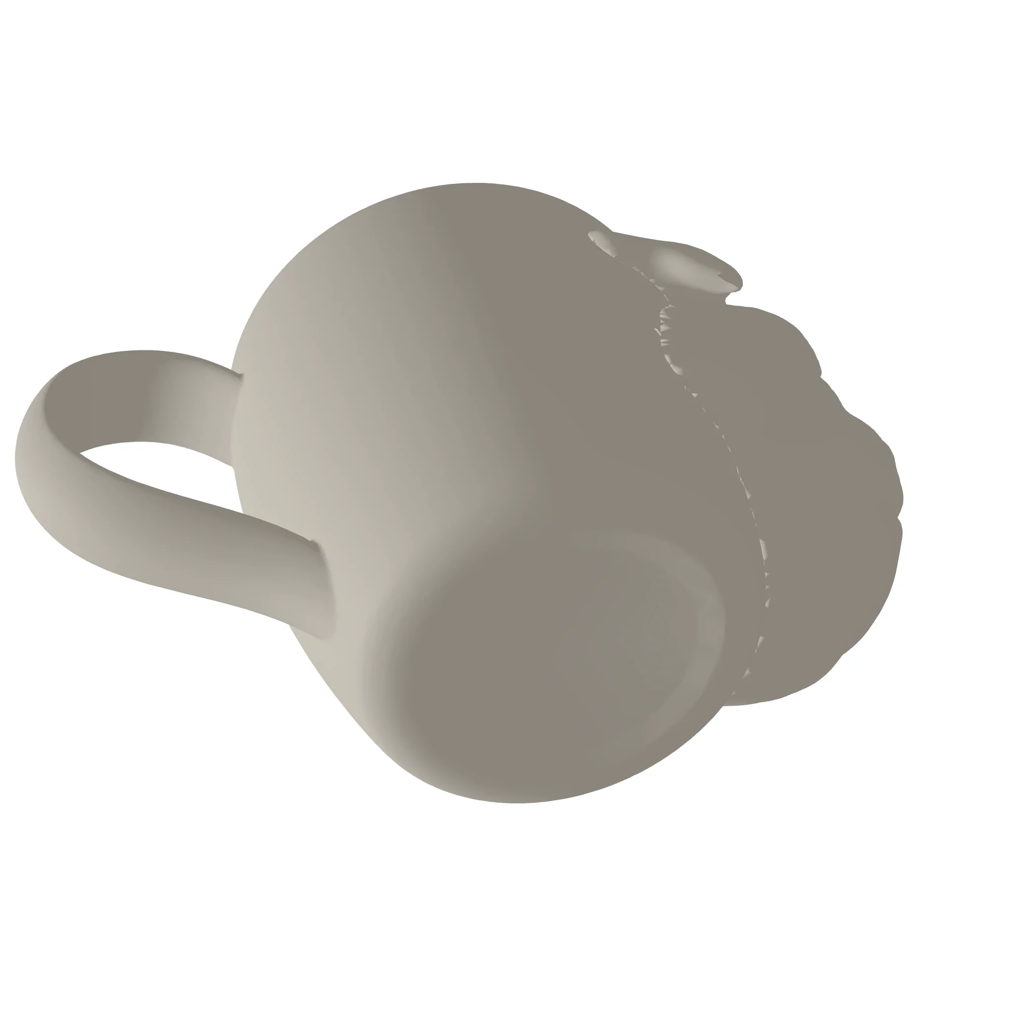 Pug Mug 3D Print STL File - Image 2