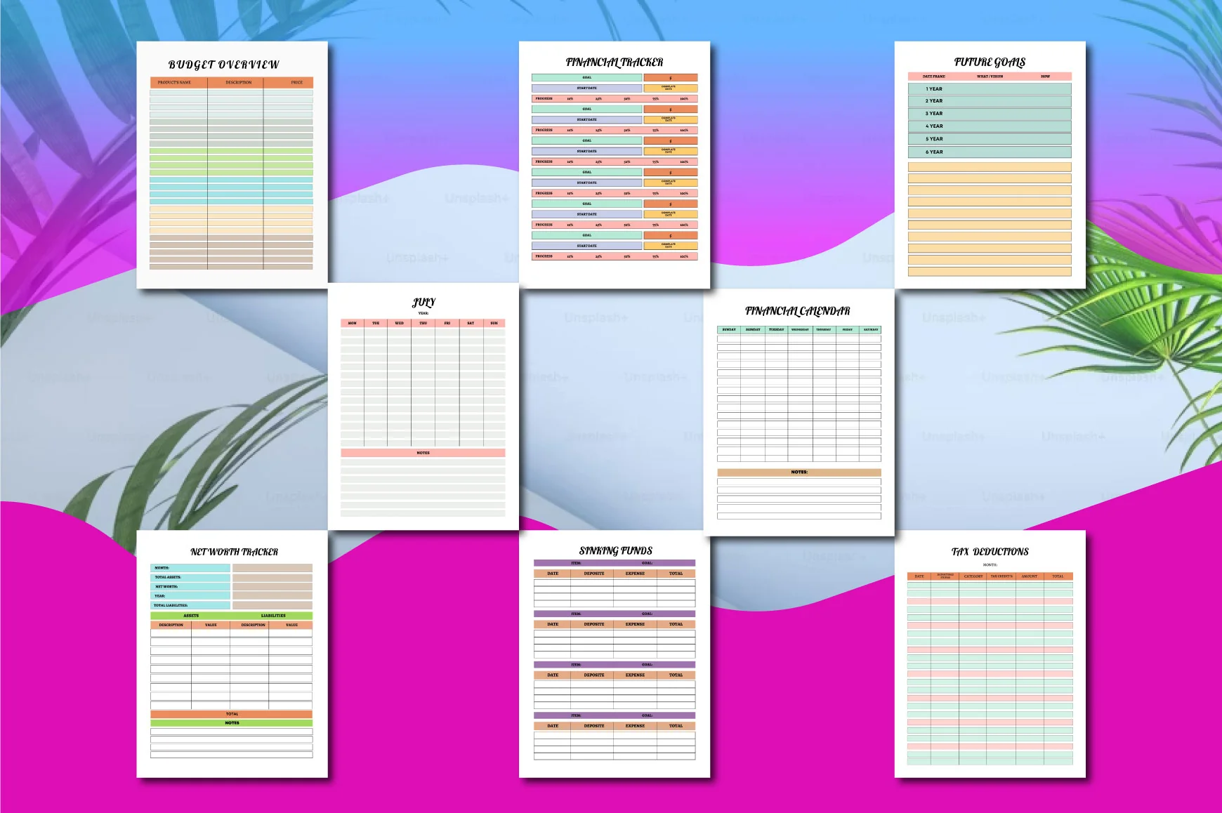 Rainbow Budget Planner - Image 3