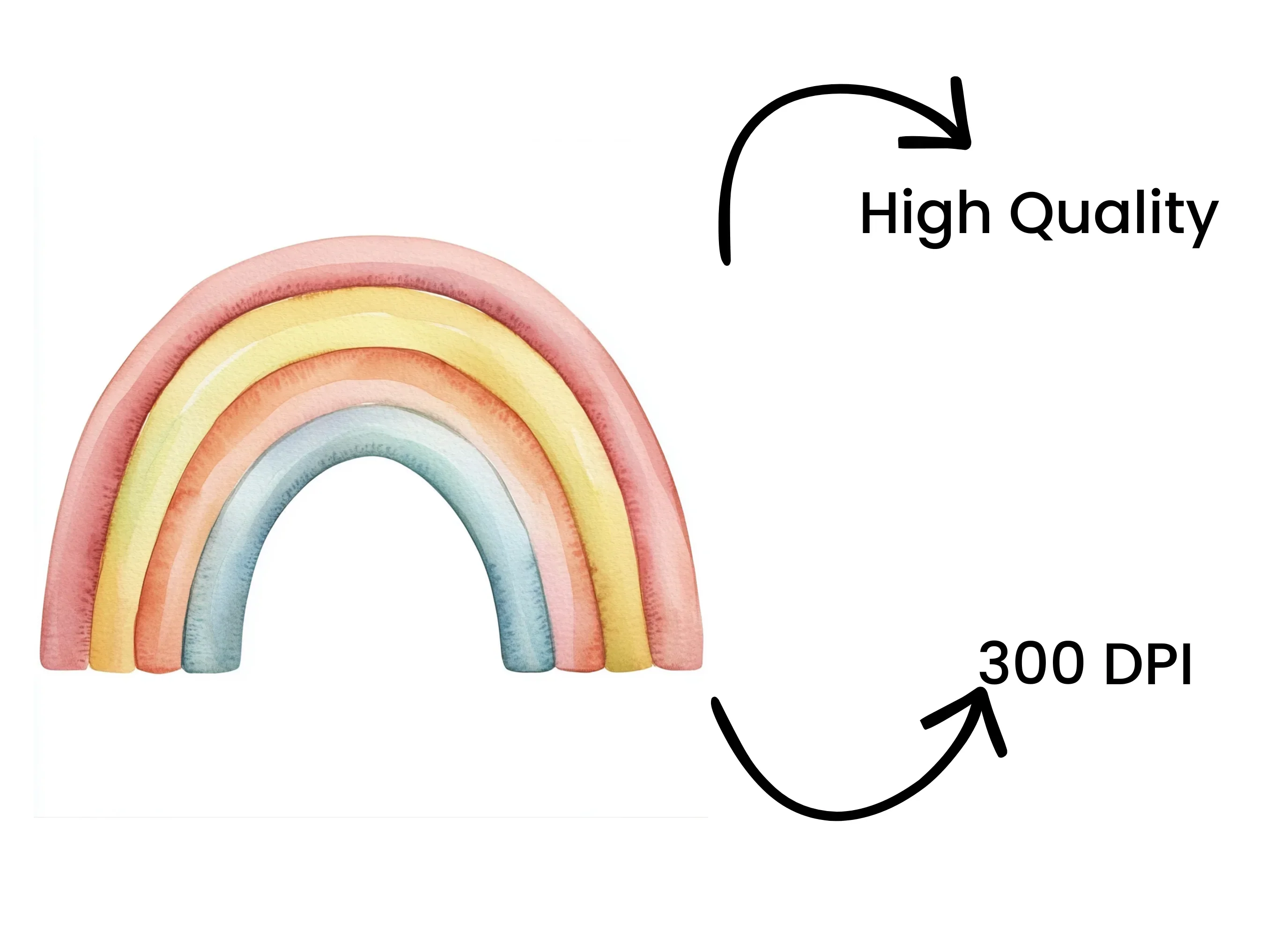 Rainbow Clipart Bundle - Image 4