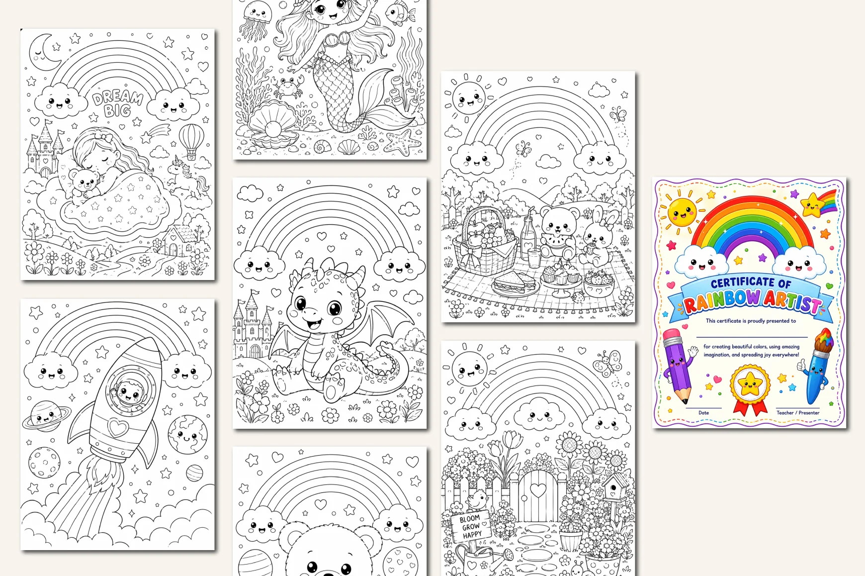 Rainbow Coloring Fun - Image 4