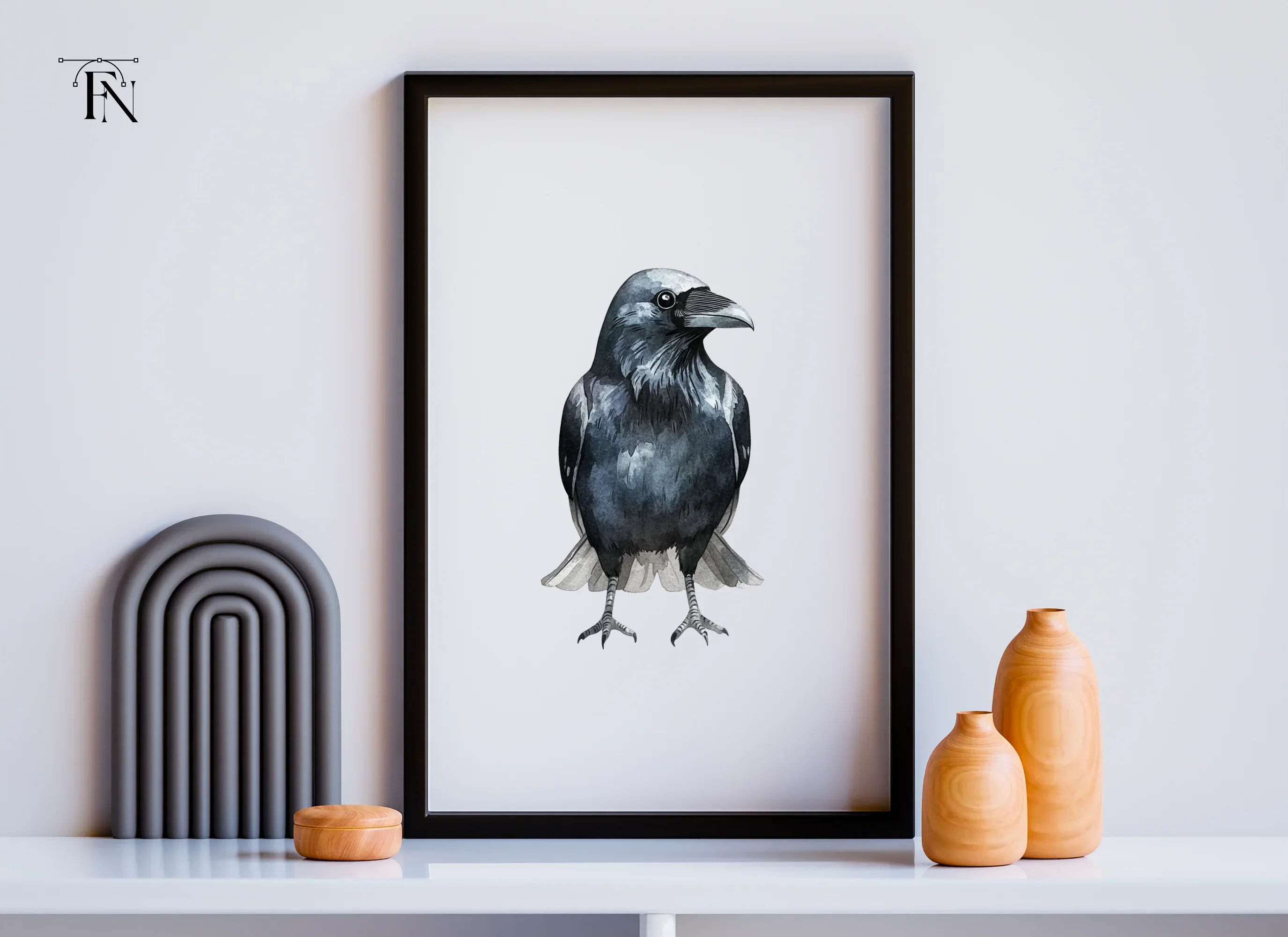 Raven Illustrations Clipart Bundle - Image 4