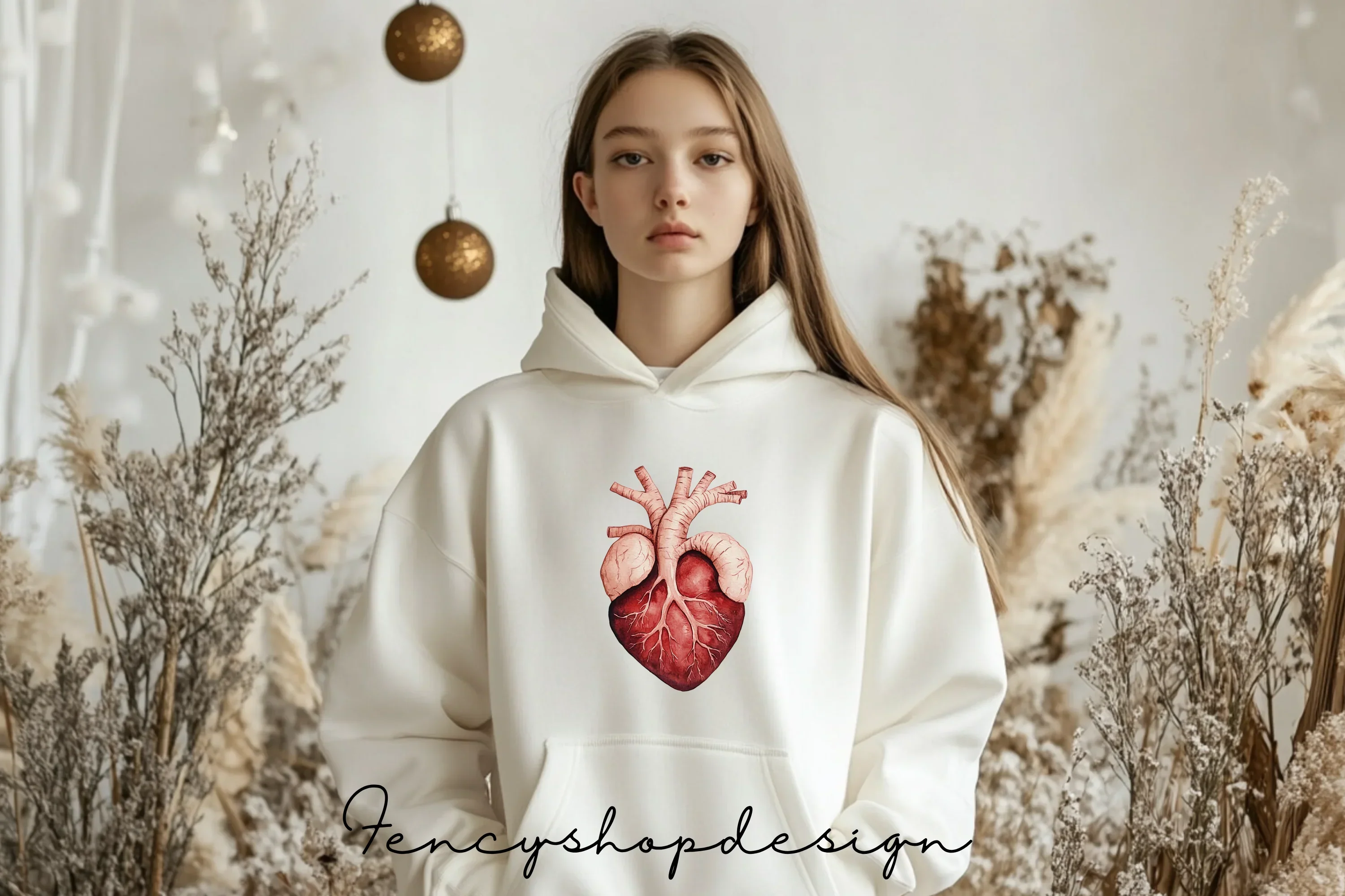 Realistic Anatomical Human Hearts Clipart Bundle - Image 5
