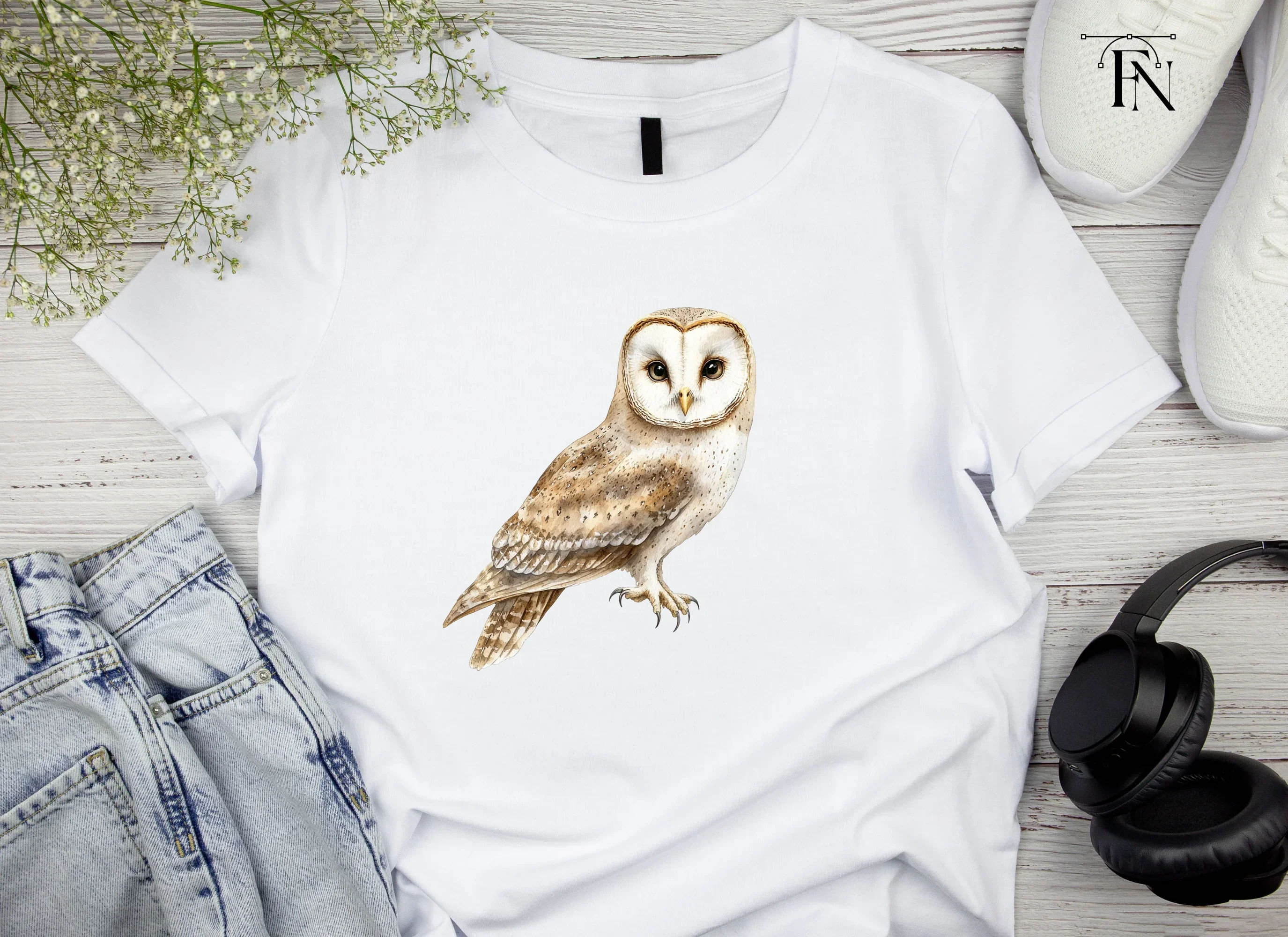 Realistic Barn Owl Clipart Bundle - Image 4