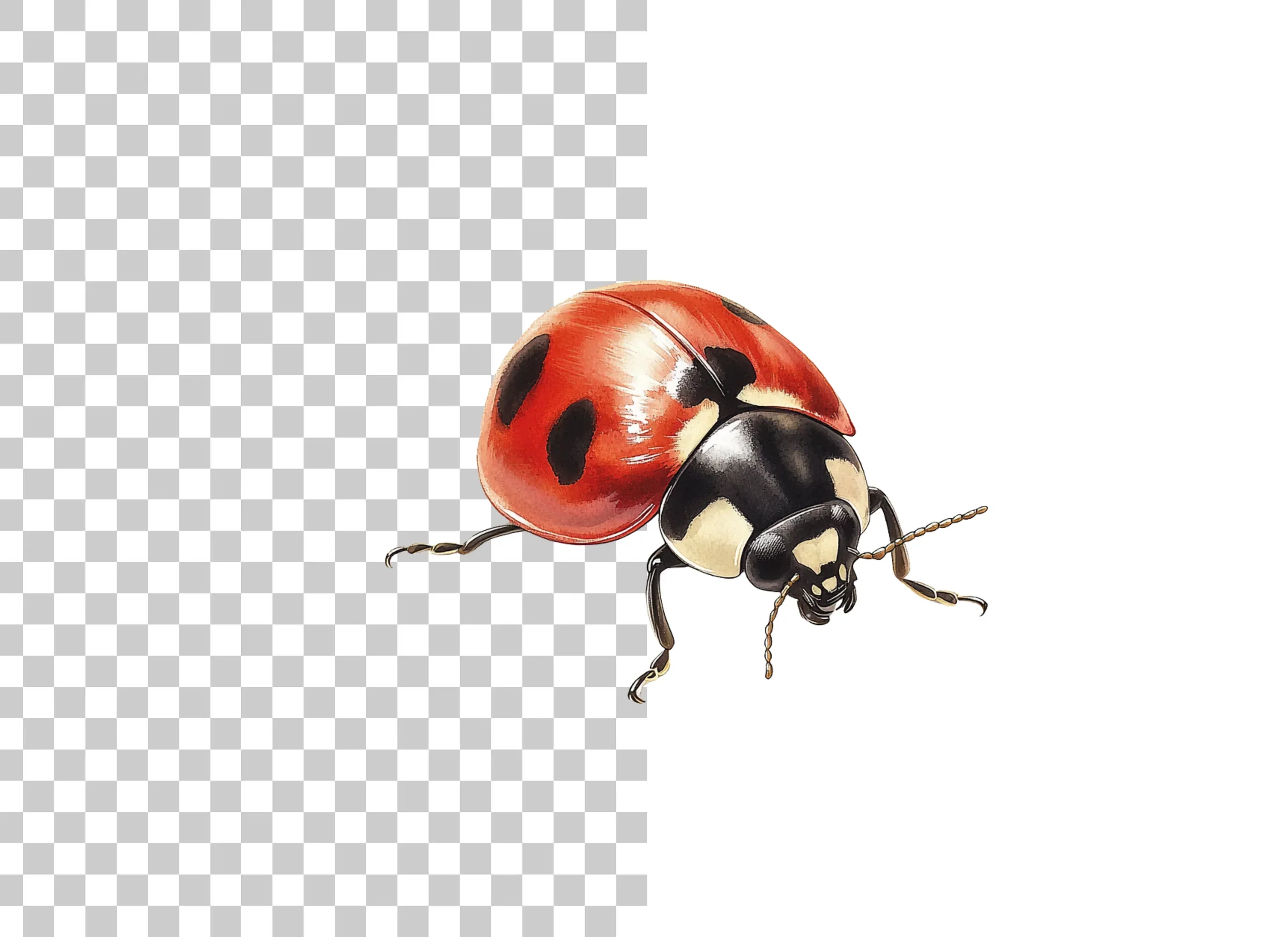 Realistic Ladybug Clipart Bundle - Image 2