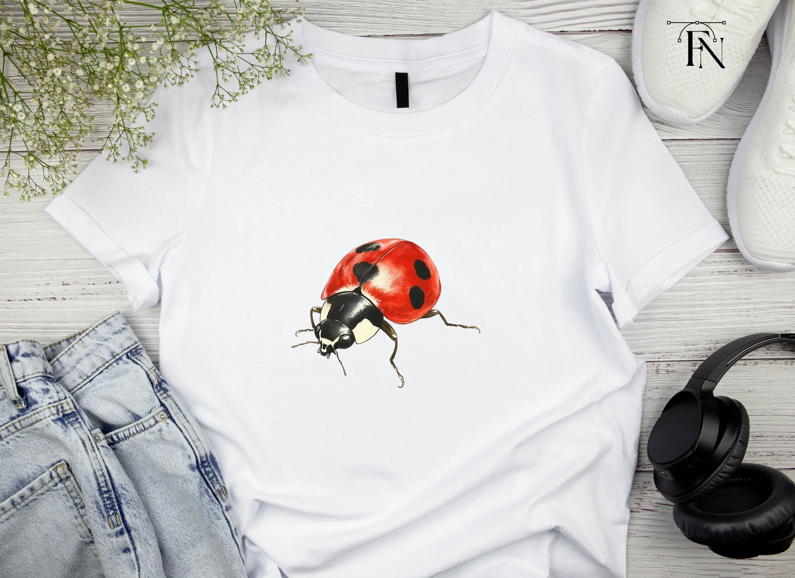 Realistic Ladybug Clipart Bundle - Image 3