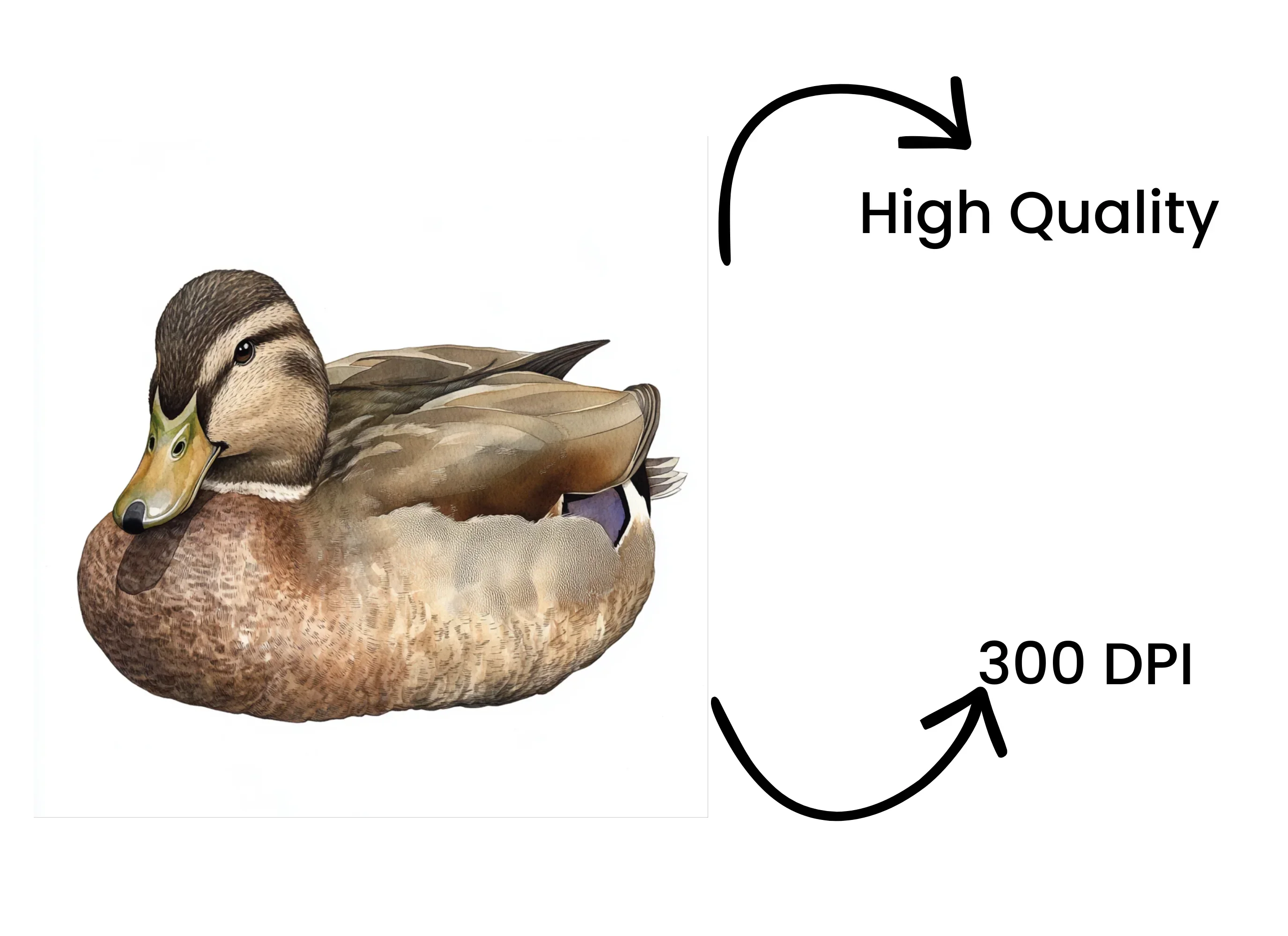 Realistic Mallard Duck Clipart Bundle - Image 4