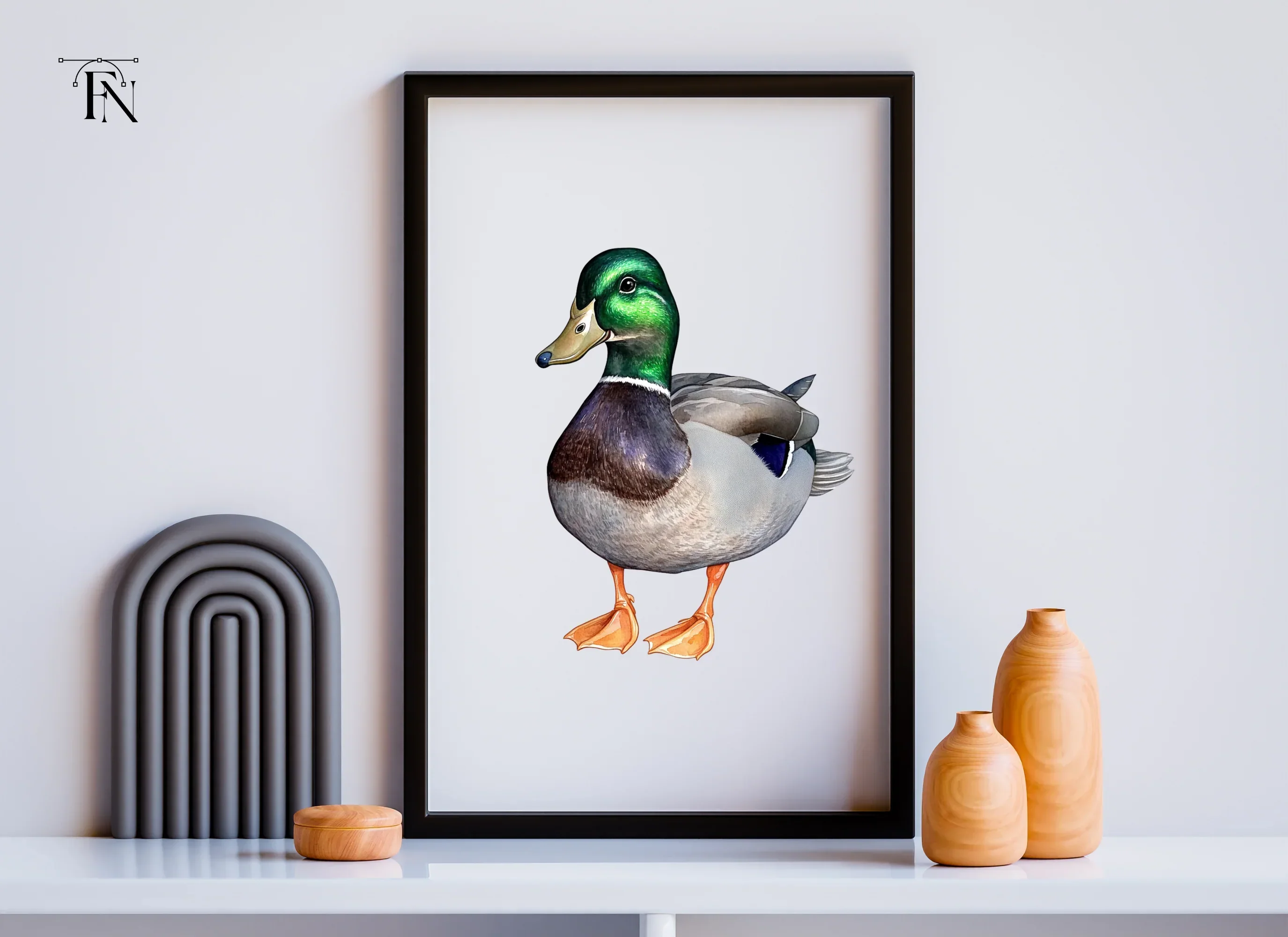 Realistic Mallard Duck Clipart Bundle - Image 3