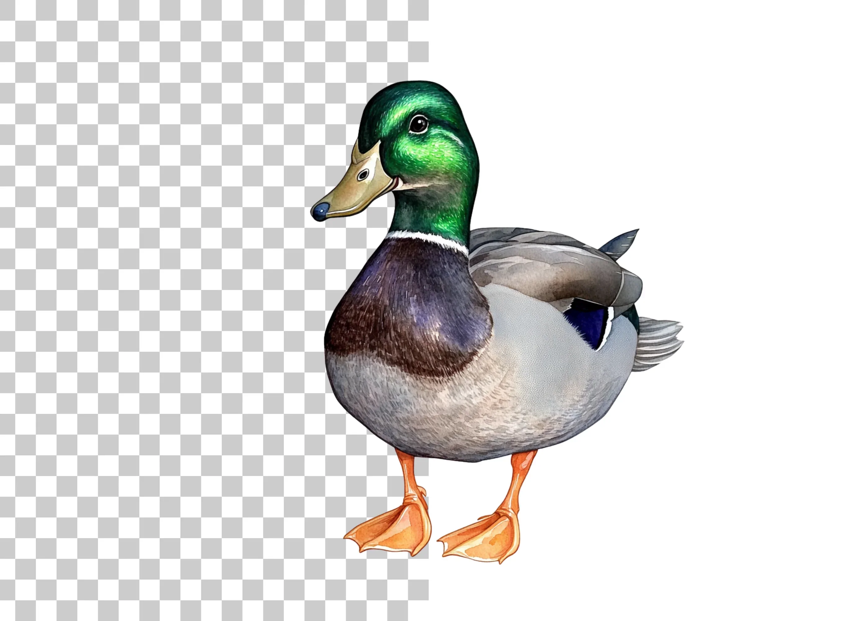 Realistic Mallard Duck Clipart Bundle - Image 6