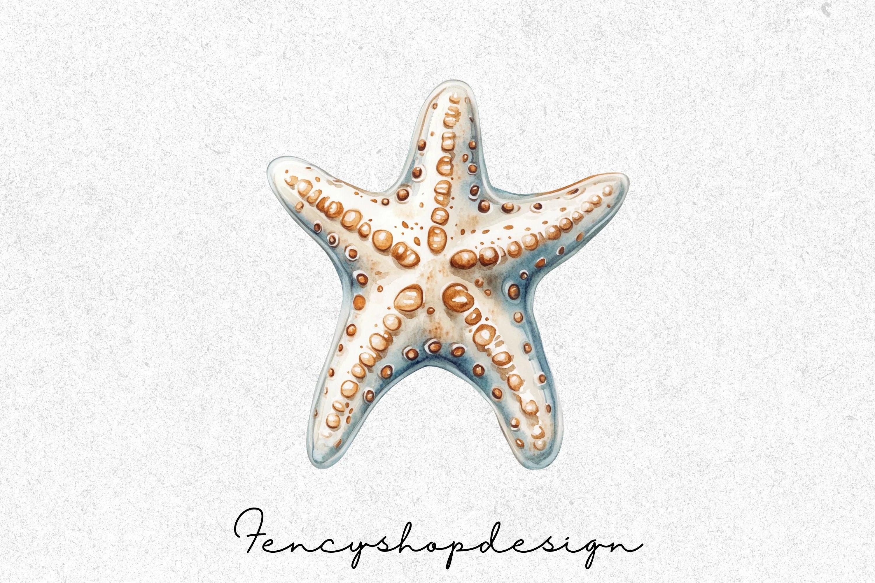 Realistic Ocean Starfish Clipart Bundle - Image 3