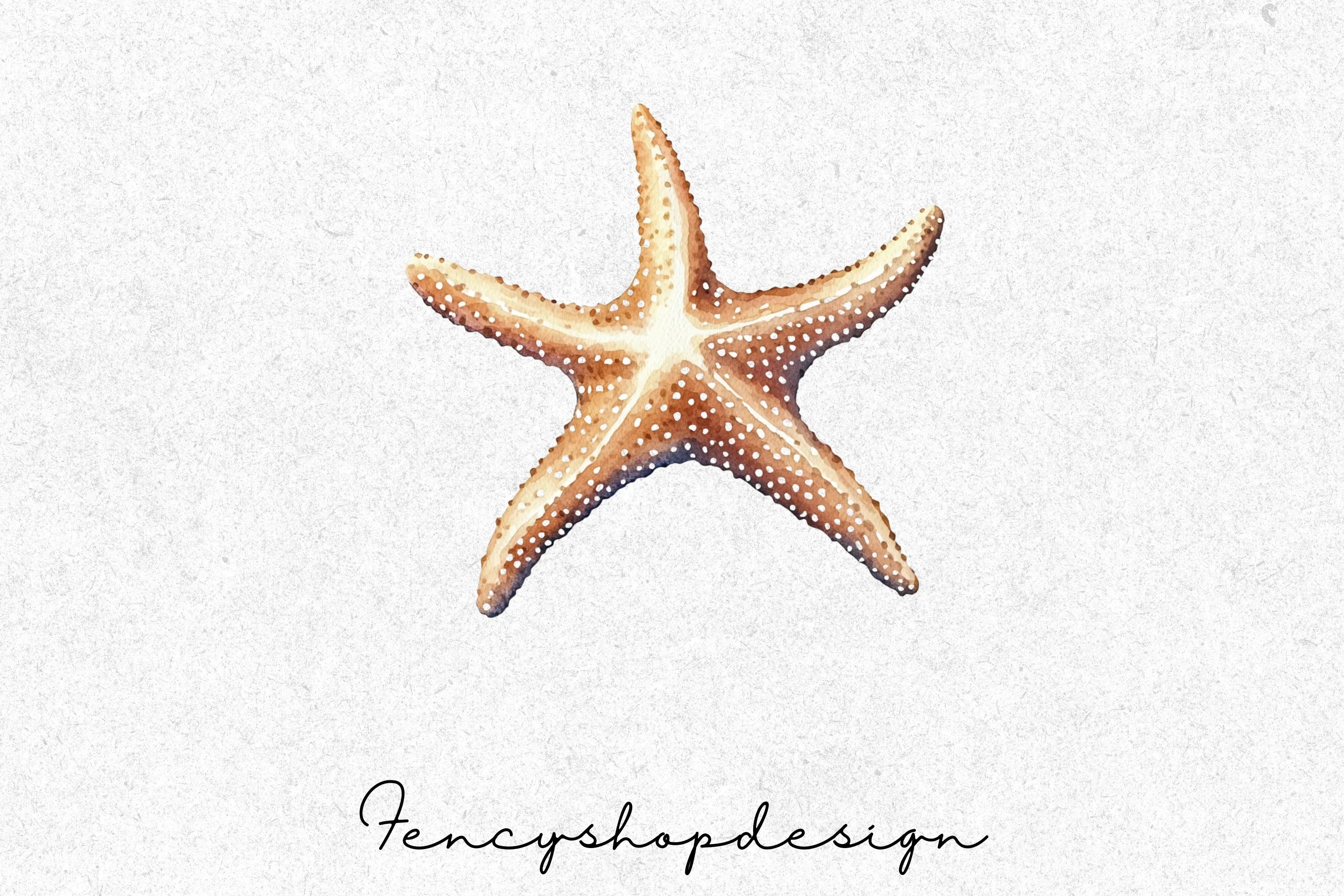 Realistic Ocean Starfish Clipart Bundle - Image 4