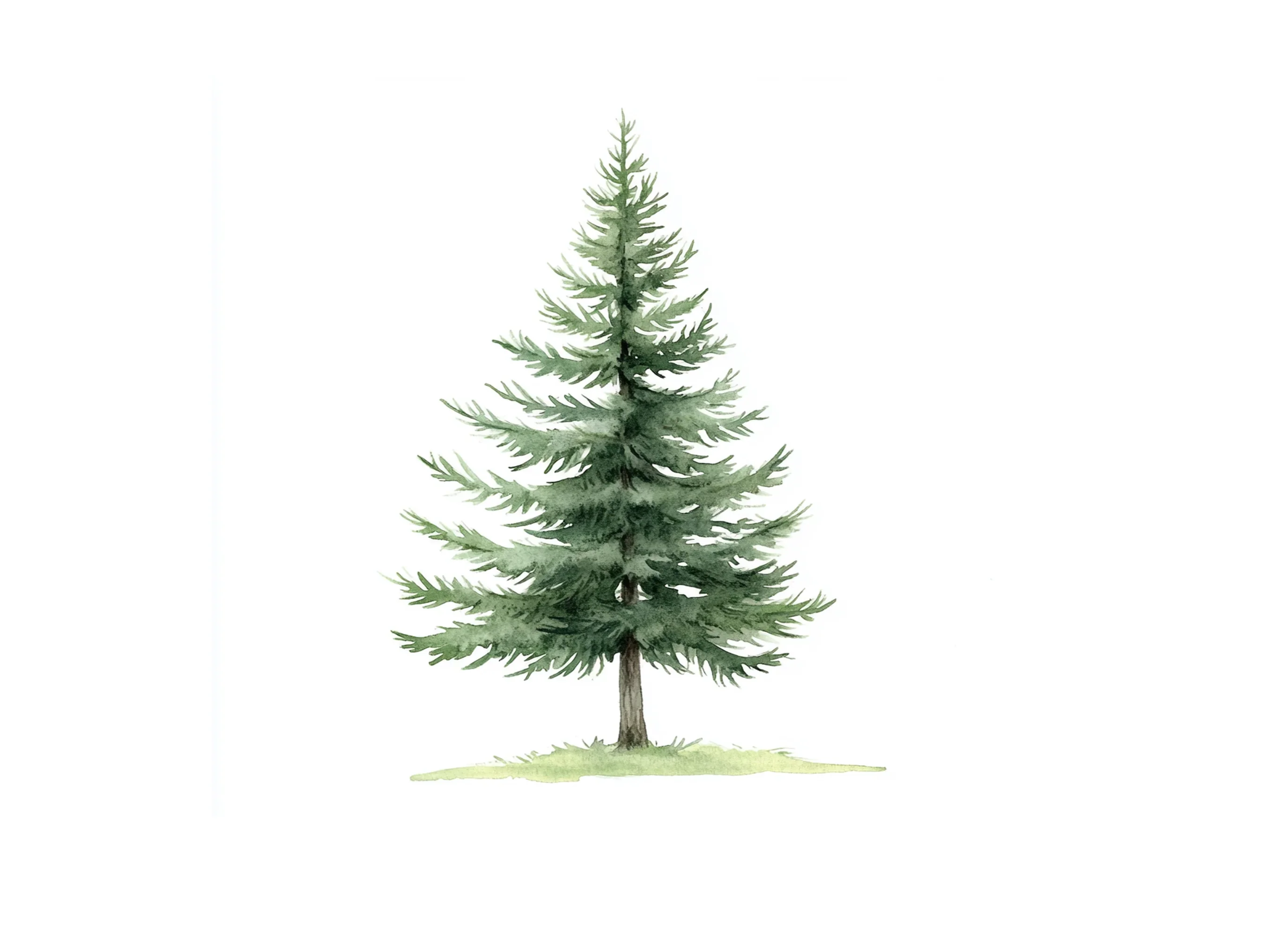 Realistic Pine Tree Clipart Bundle - Image 2