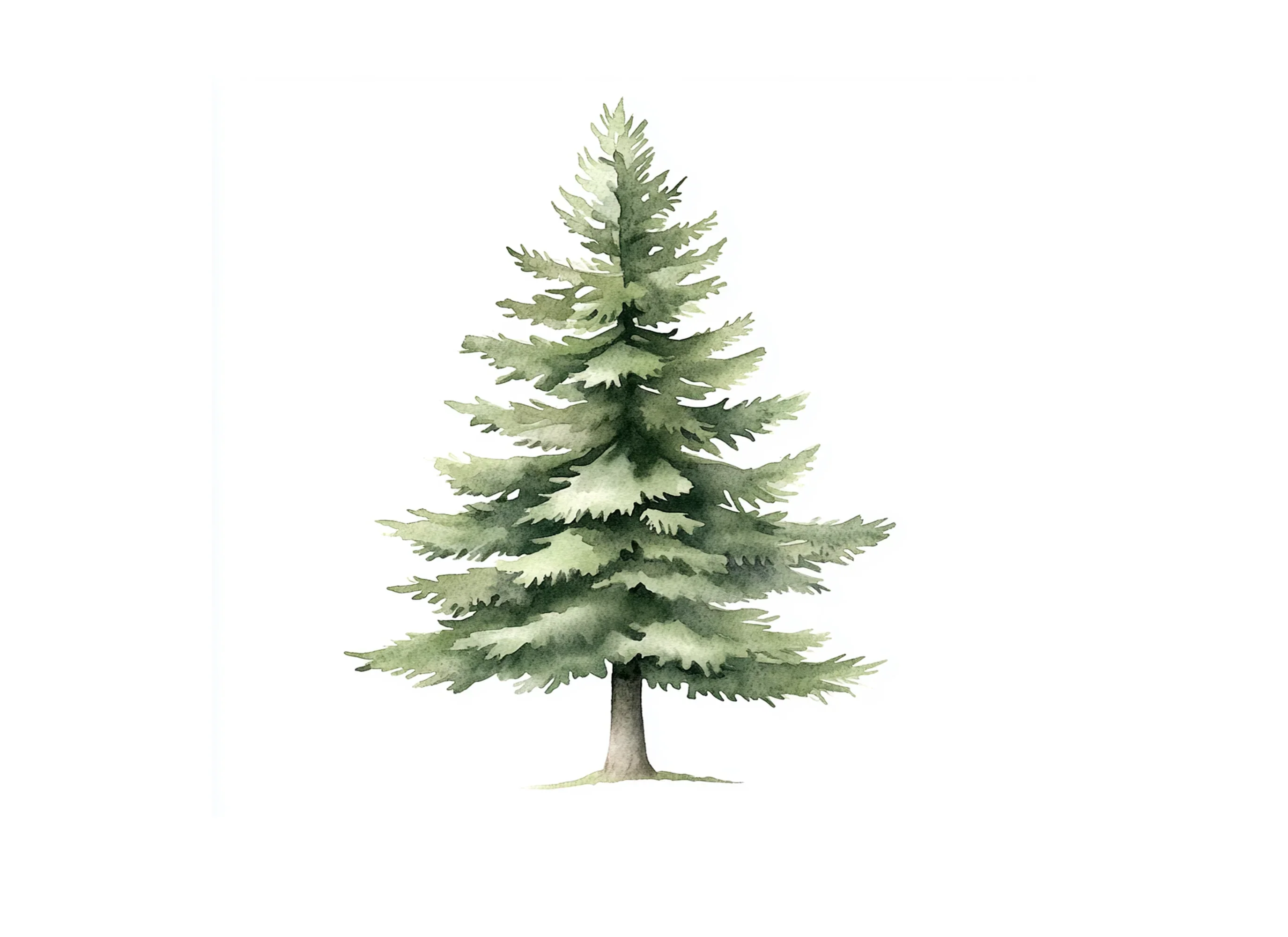 Realistic Pine Tree Clipart Bundle - Image 3