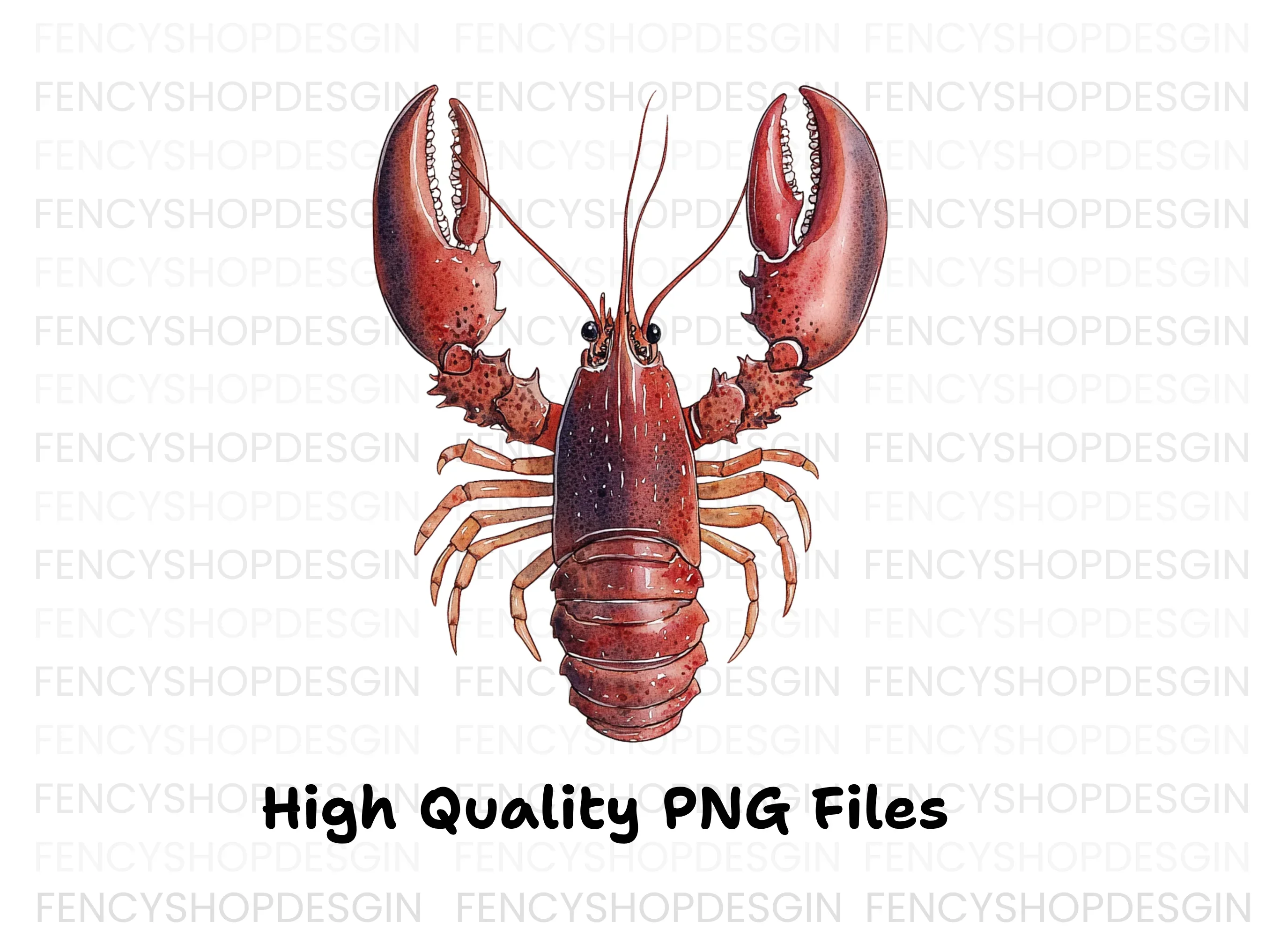 Realistic Red Lobster Clipart Bundle - Image 2