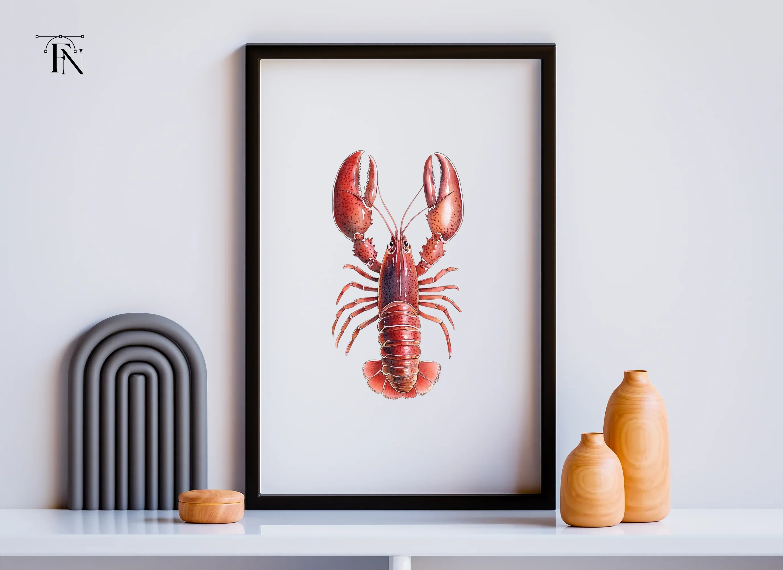 Realistic Red Lobster Clipart Bundle - Image 4