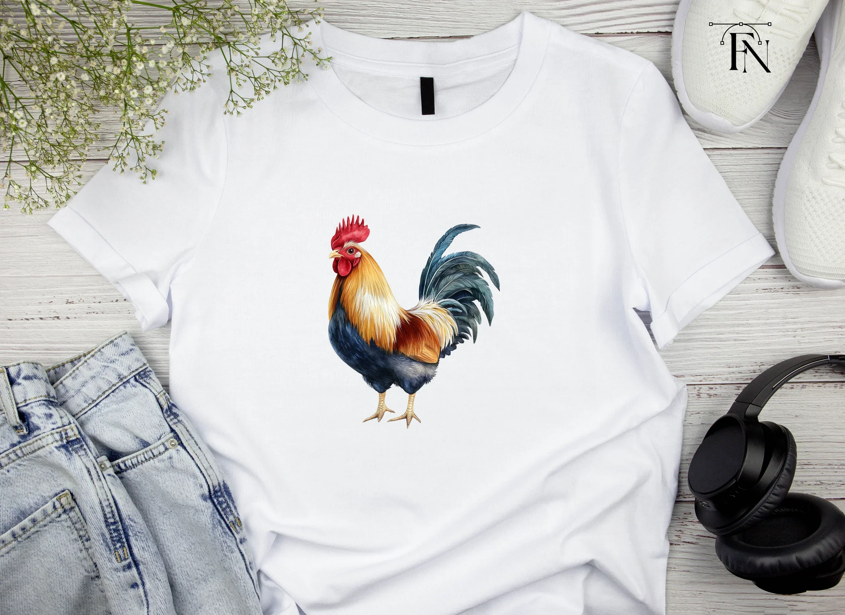 Realistic Rooster Clipart Bundle - Image 4