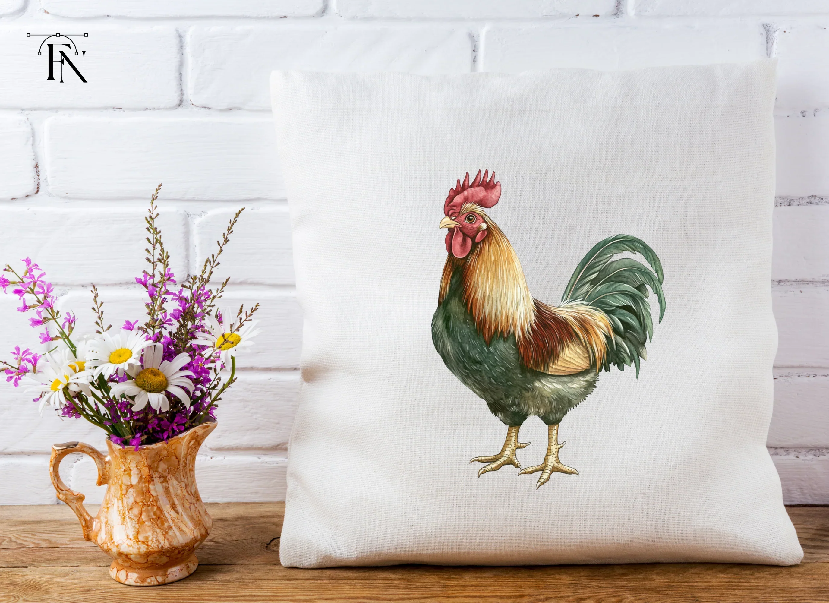 Realistic Rooster Clipart Bundle - Image 5