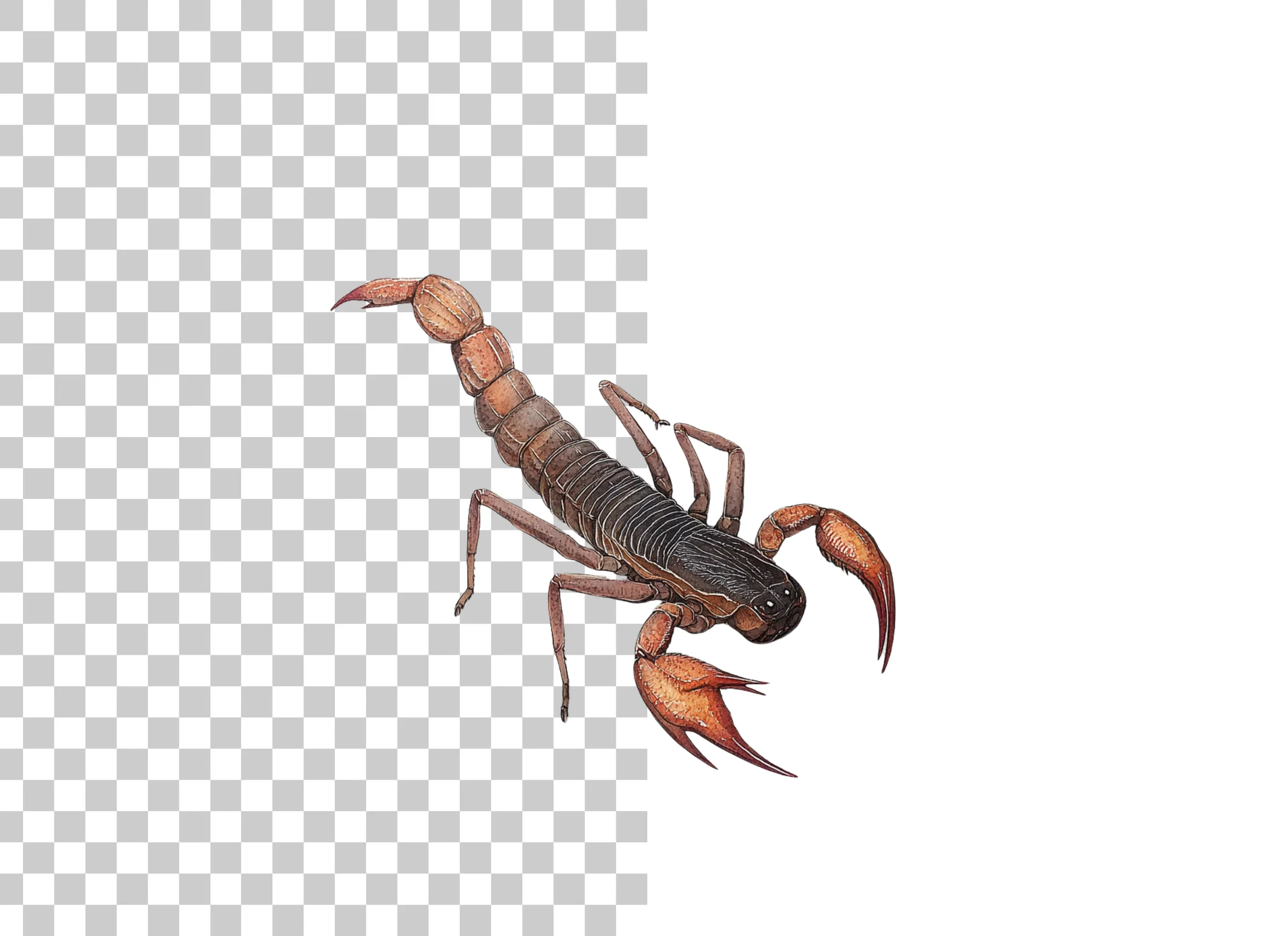 Realistic Scorpion Insect Clipart Bundle - Image 2