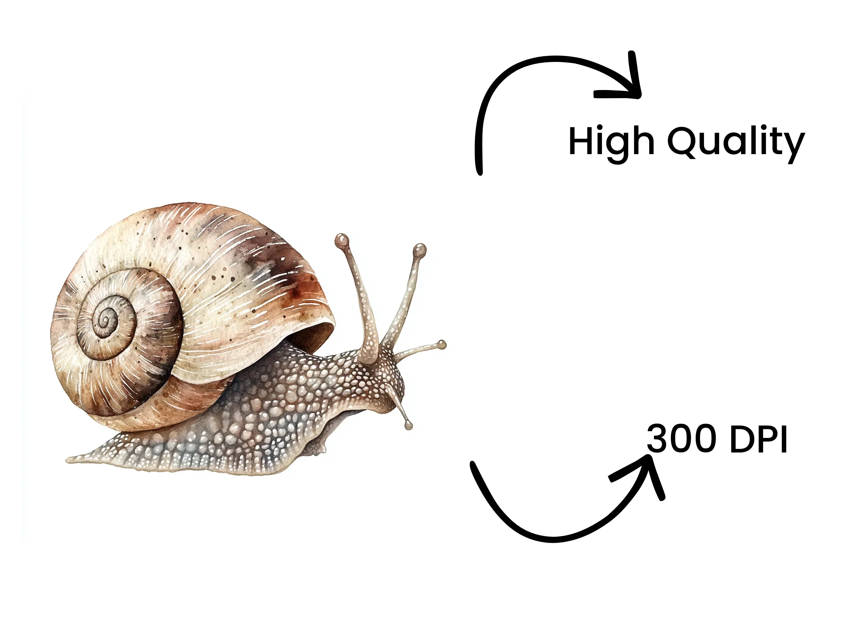 Realistic Snail Clipart Bundle - Image 4