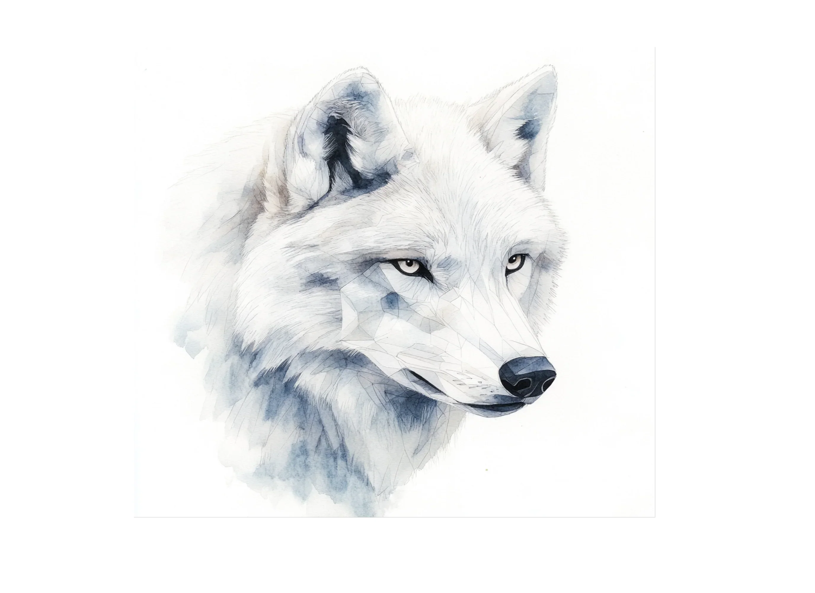 Realistic Wolf Portraits Clipart Bundle - Image 2