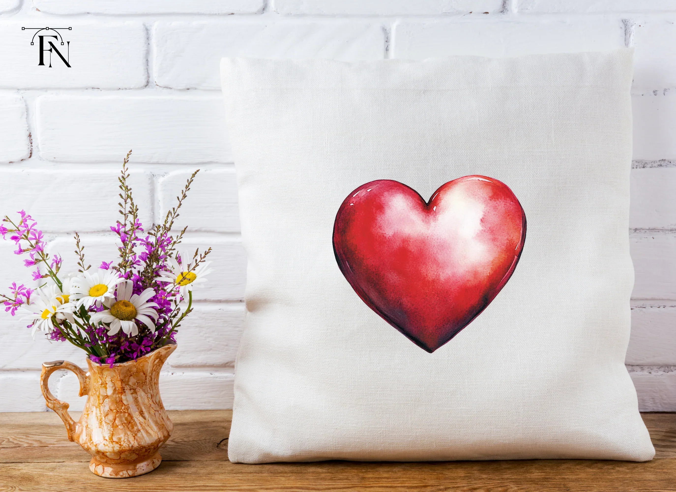 Red Hearts Clipart Bundle - Image 5