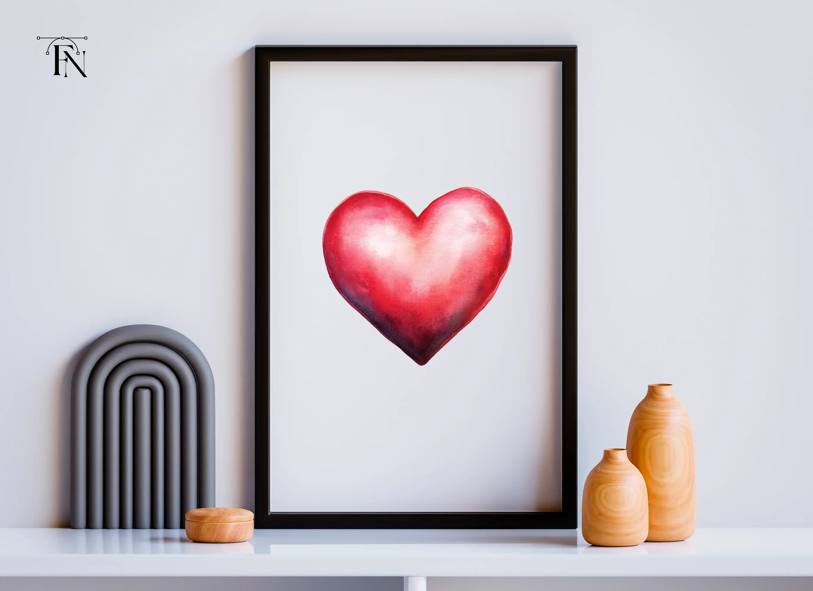Red Hearts Clipart Bundle - Image 6
