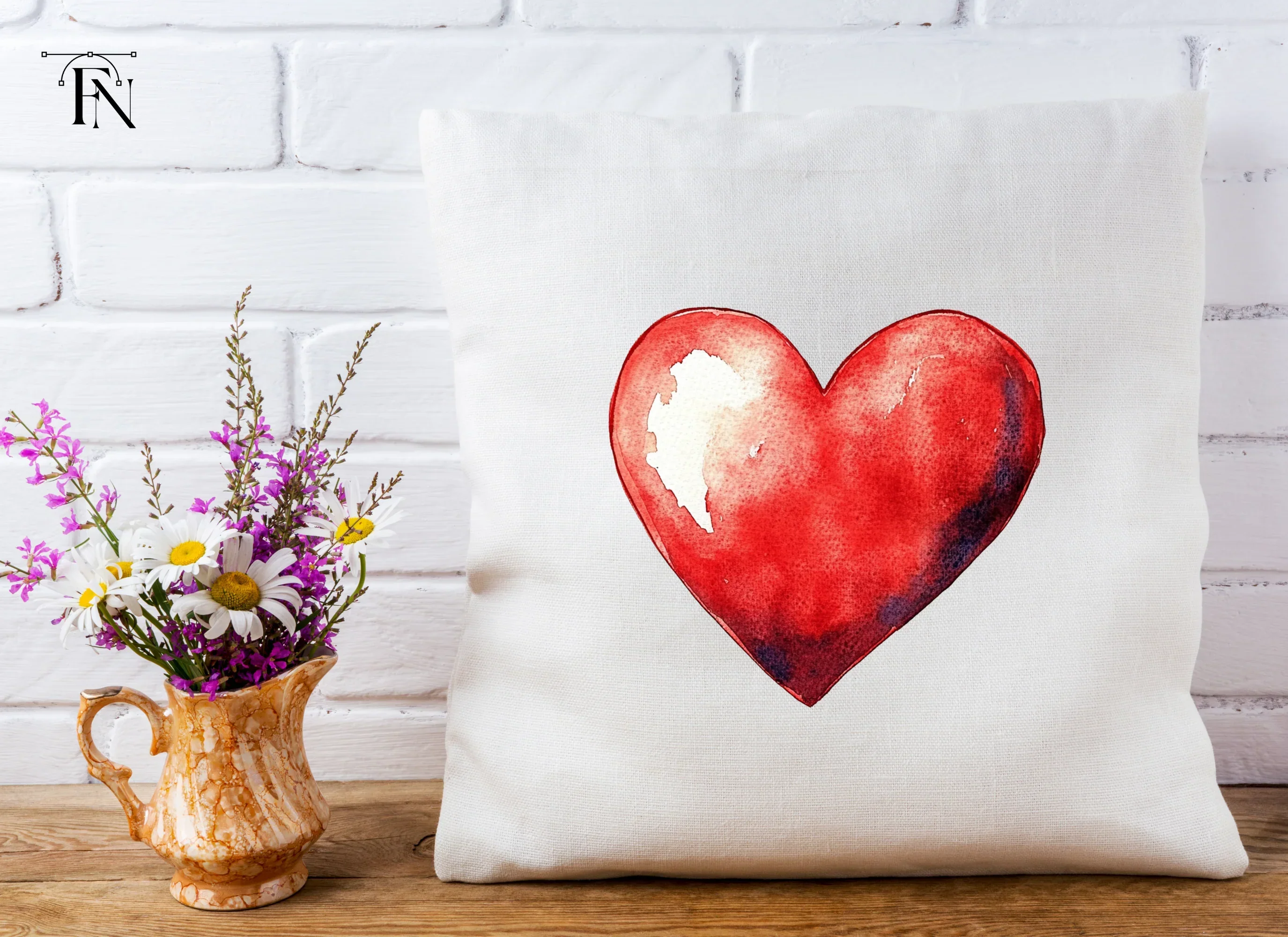 Red Hearts Clipart Bundle - Image 5