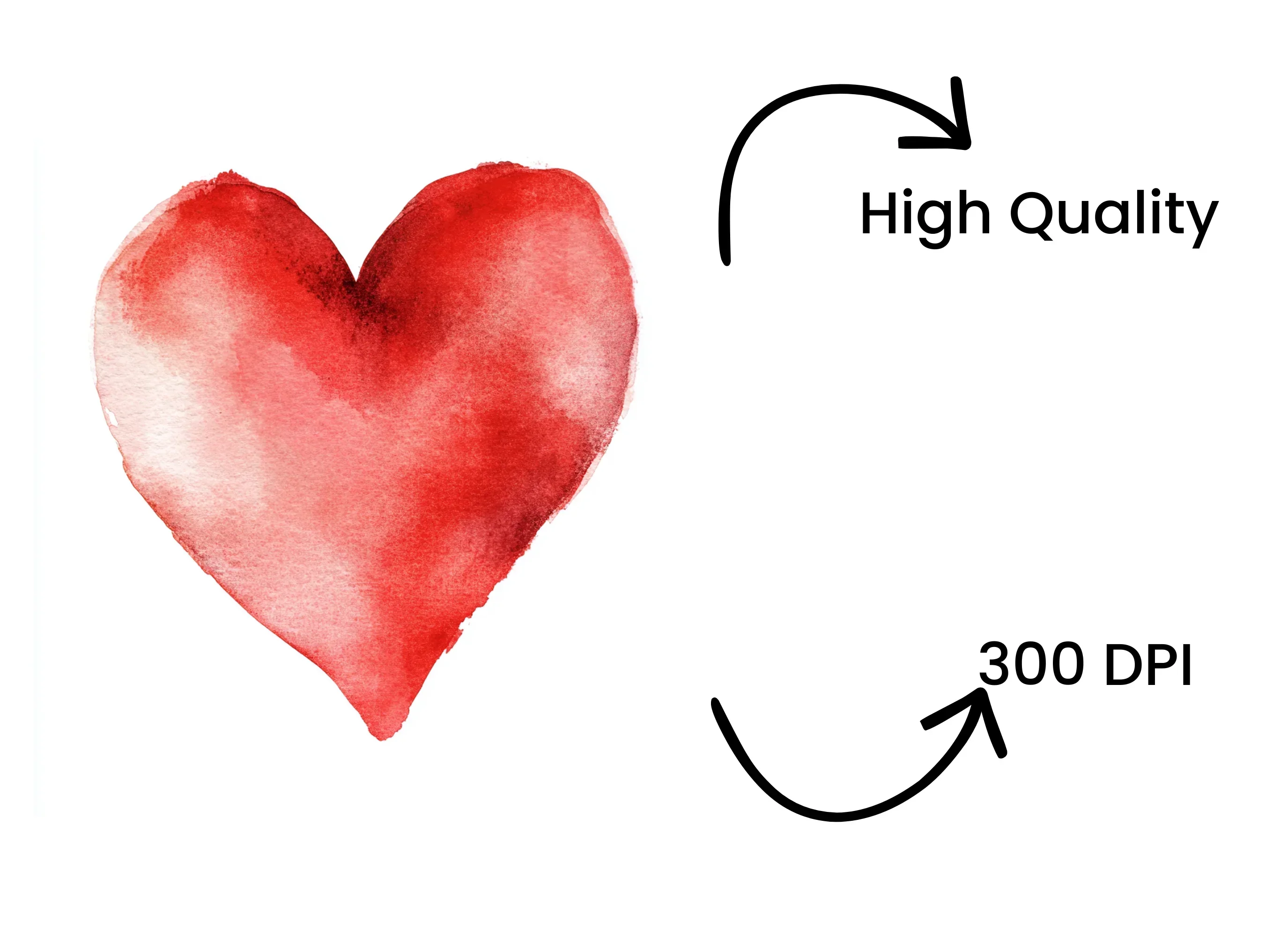 Red Hearts Clipart Bundle - Image 4