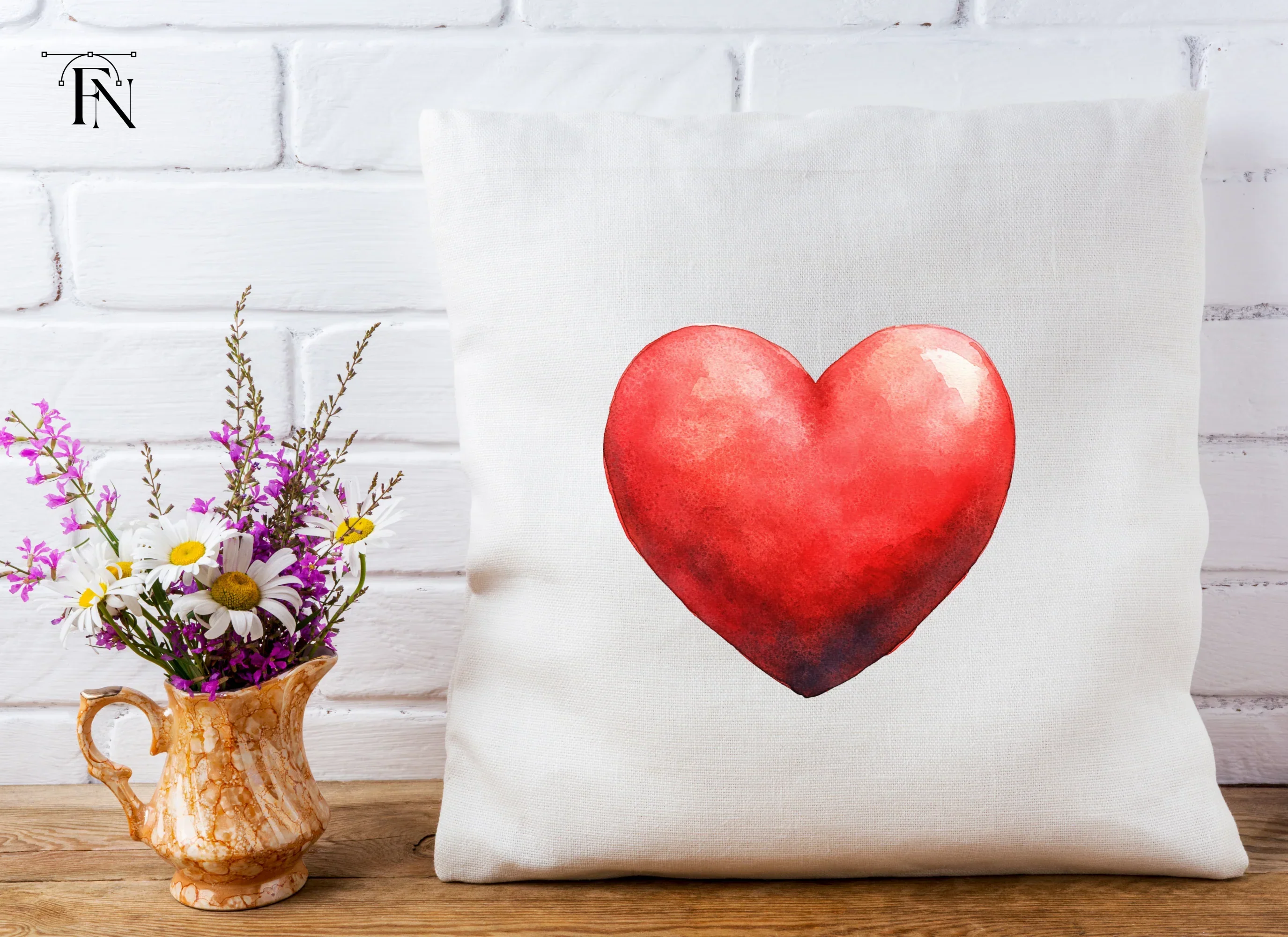 Red Hearts Clipart Bundle - Image 5