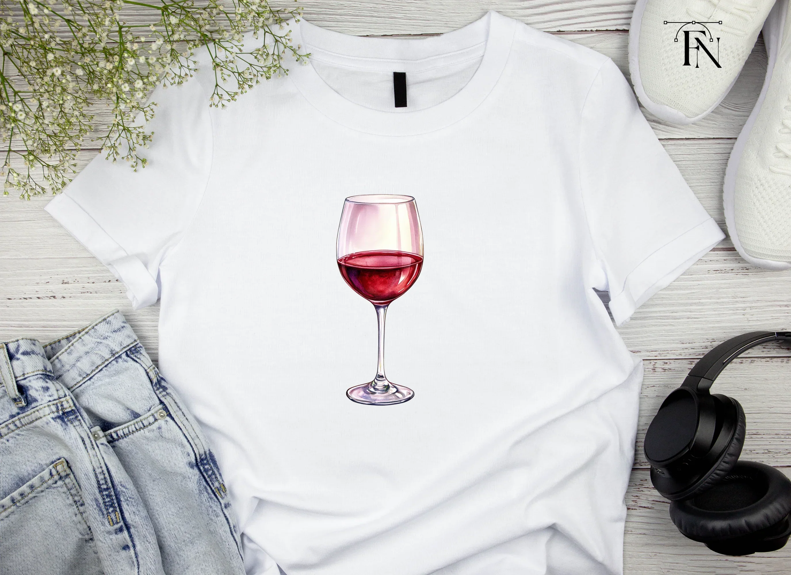 Red Wine Glass Clipart Bundle - Image 4