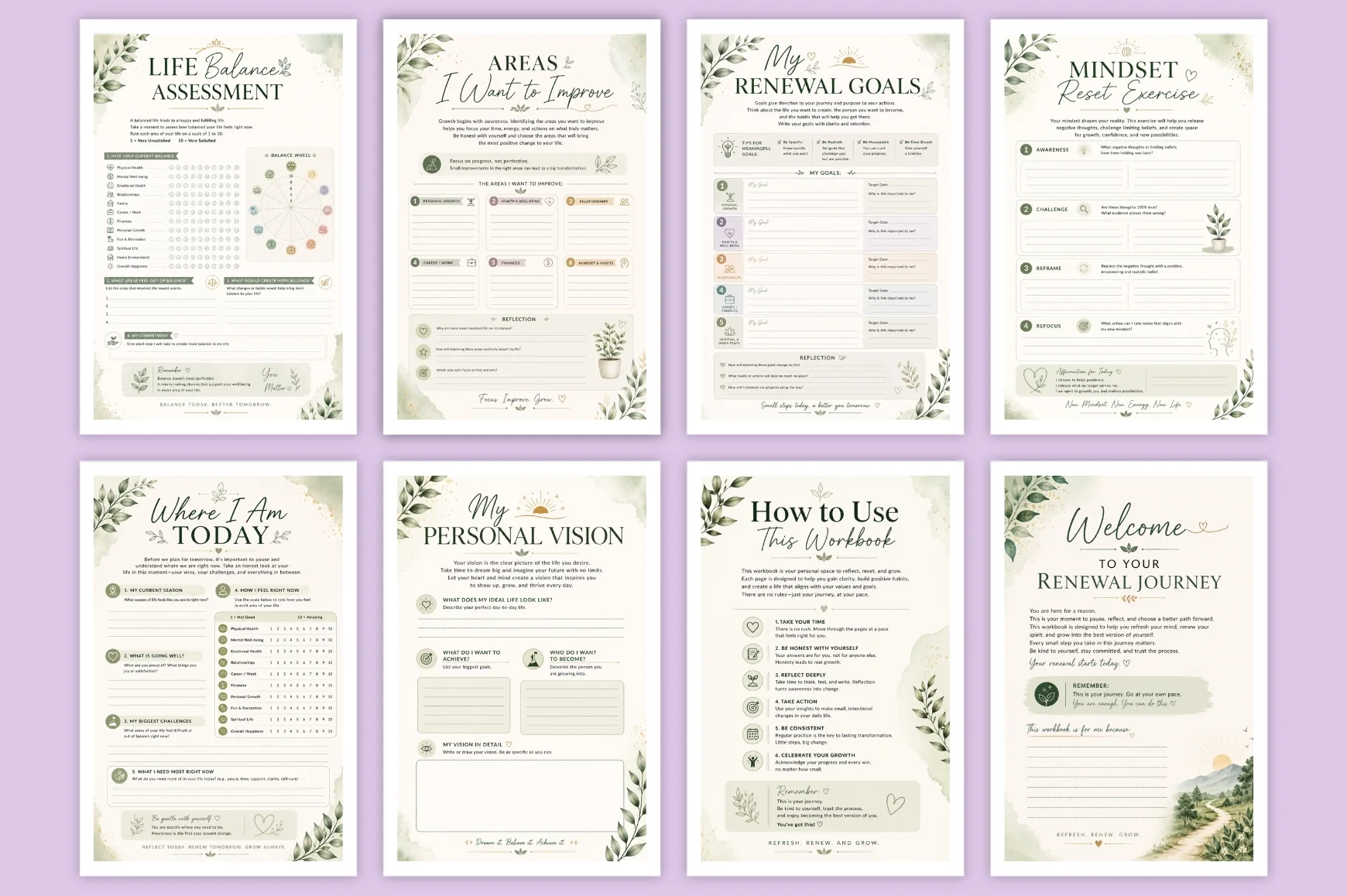 Refresh Renew And Grow Workbook - Image 4