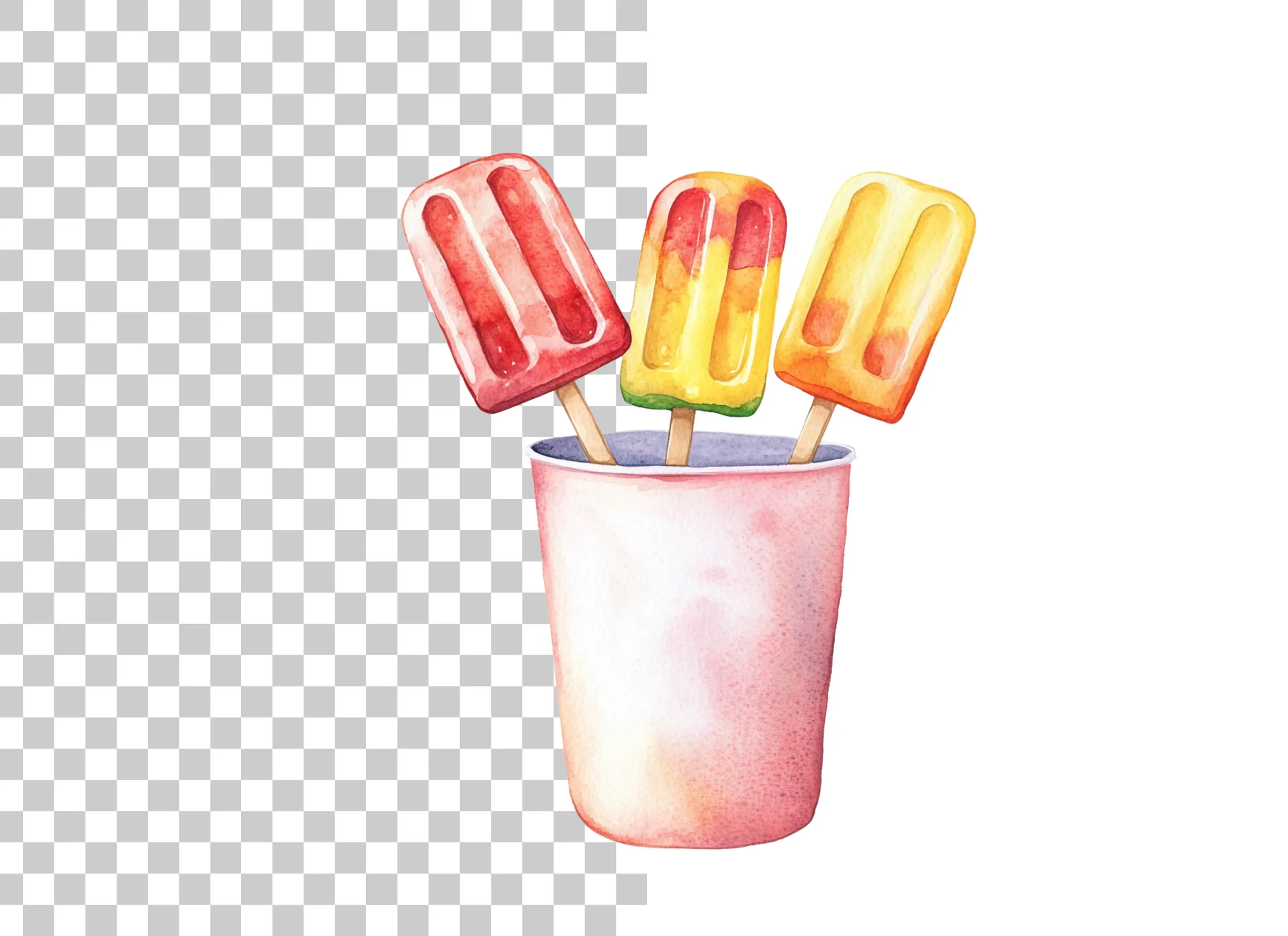 Refreshing Popsicles Clipart Bundle - Image 6
