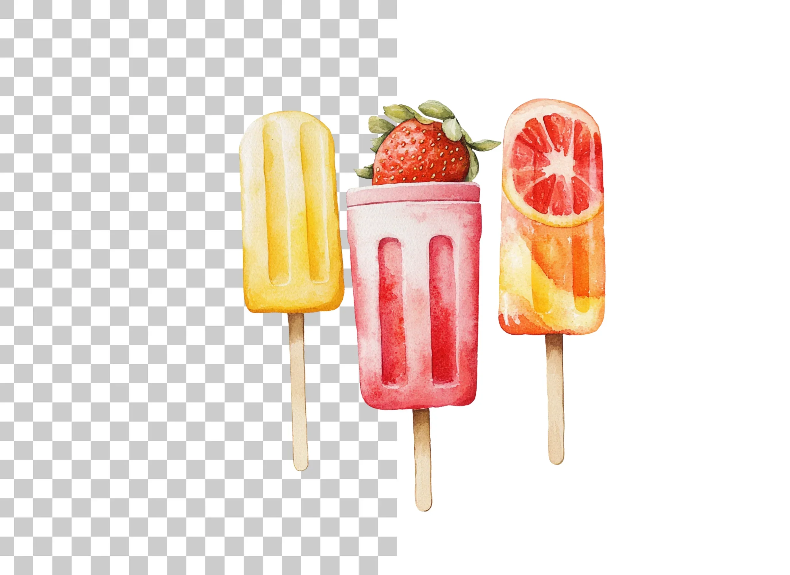 Refreshing Summer Popsicle Clipart Bundle - Image 2